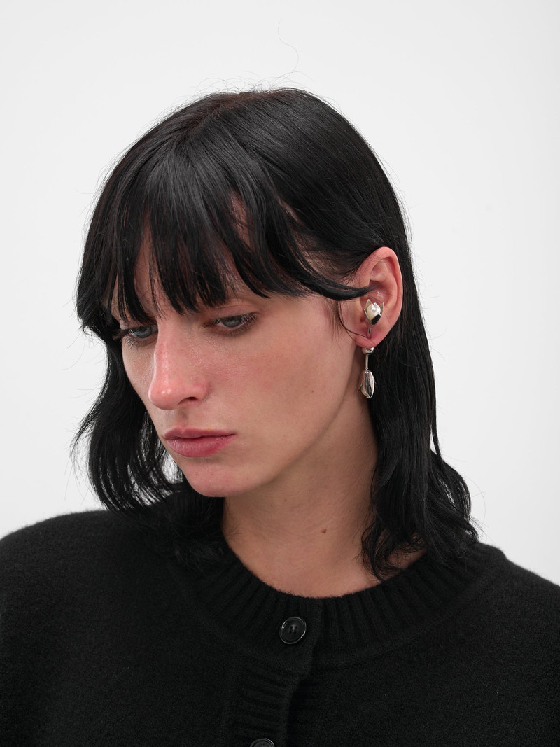 Simone Rocha Double-Ended Flower Stud Earring outlook
