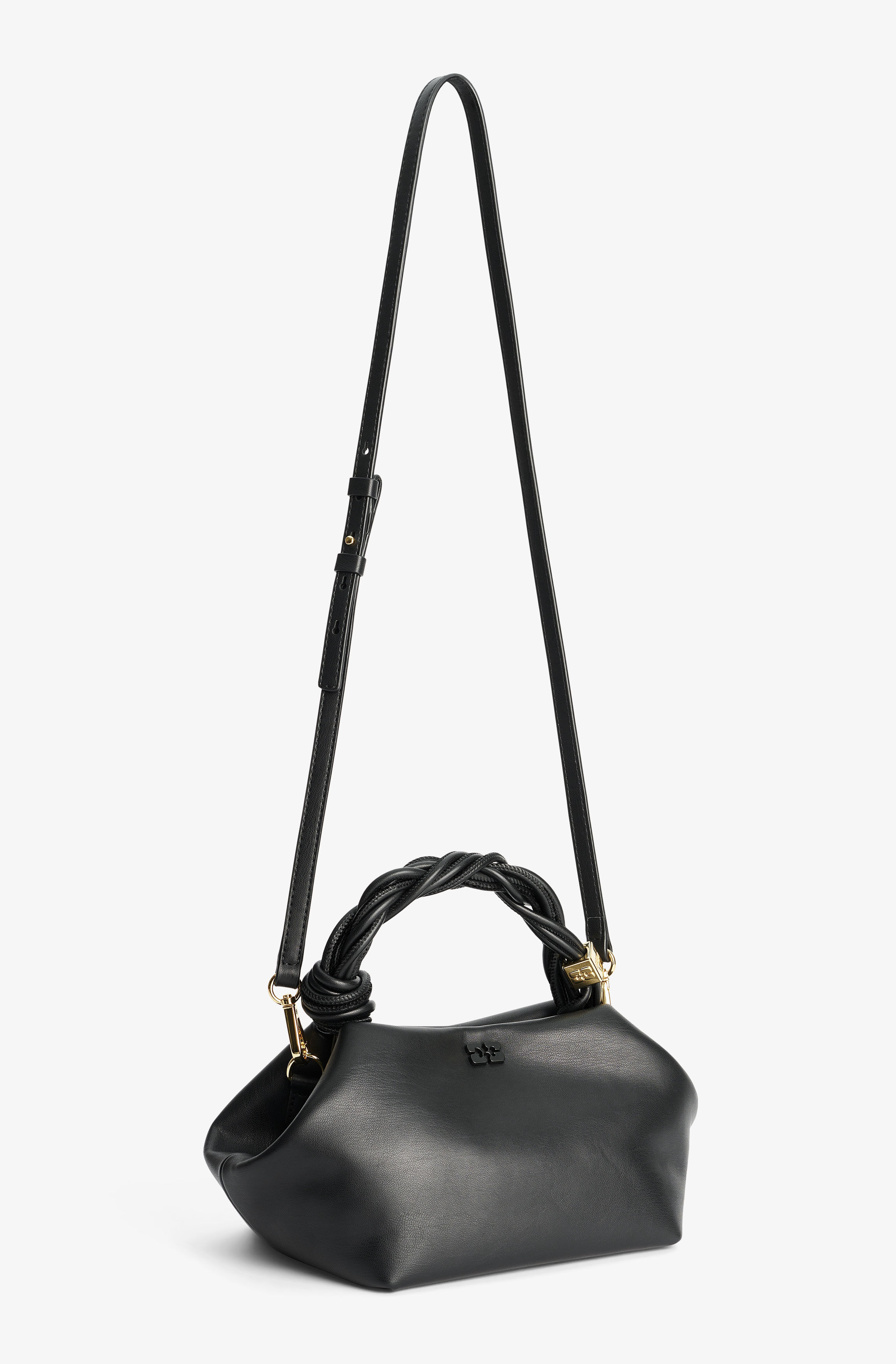 BLACK SMALL GANNI BOU BAG - 6