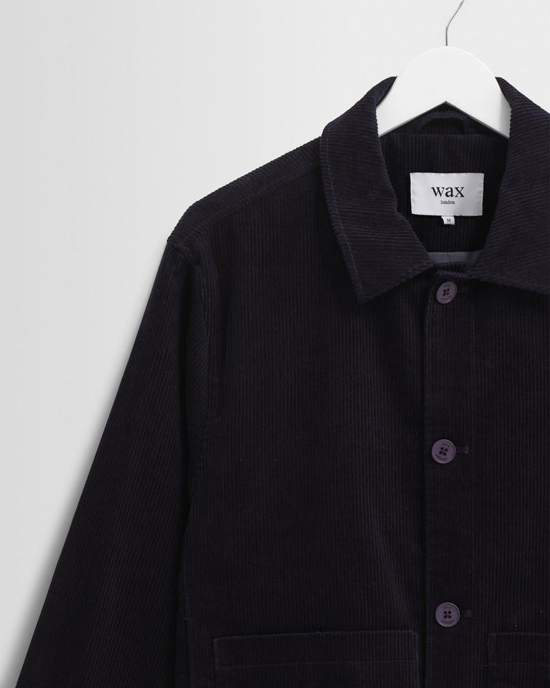Landmark - Navy Corduroy Chore Jacket 7