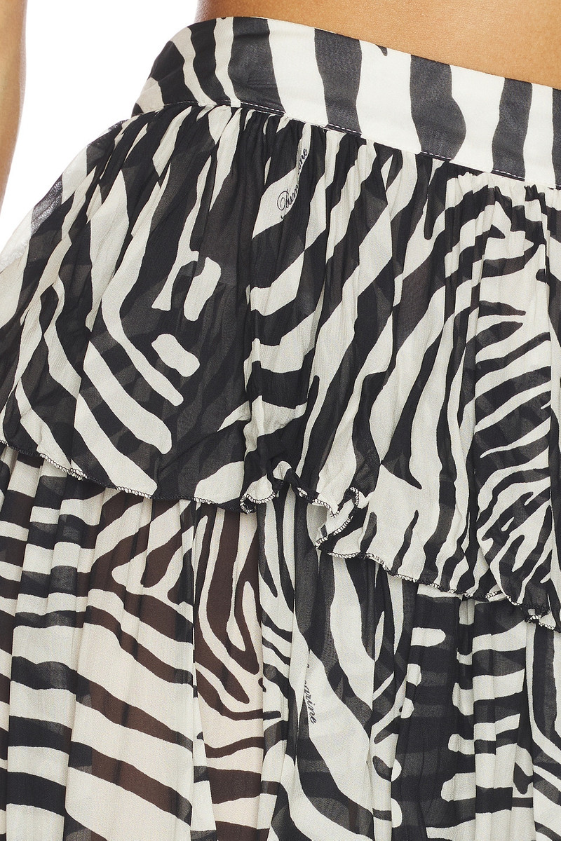 Print Chiffon Skirt 6