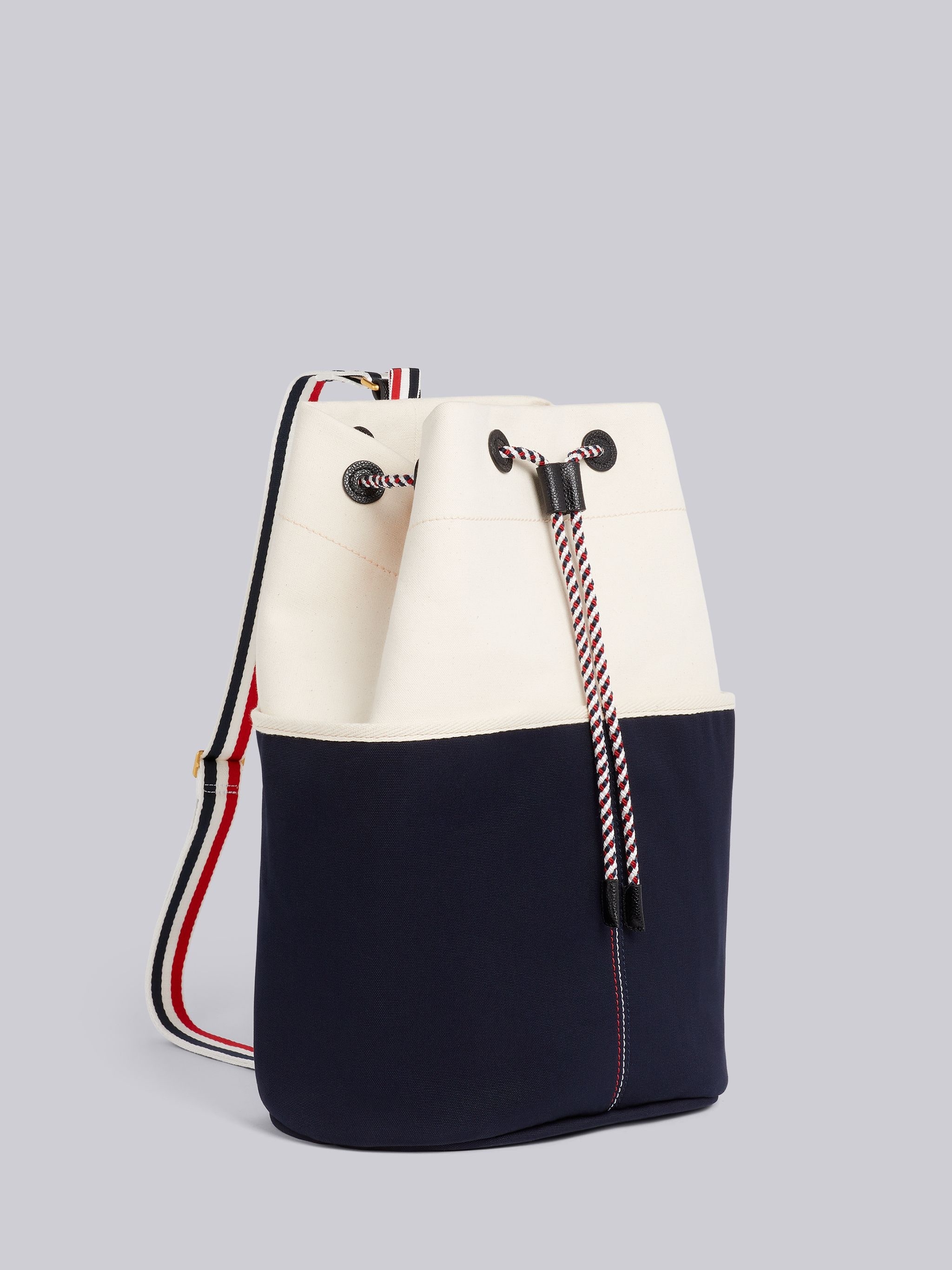 Off White Double Face Cotton Canvas Sailor Bag - 3