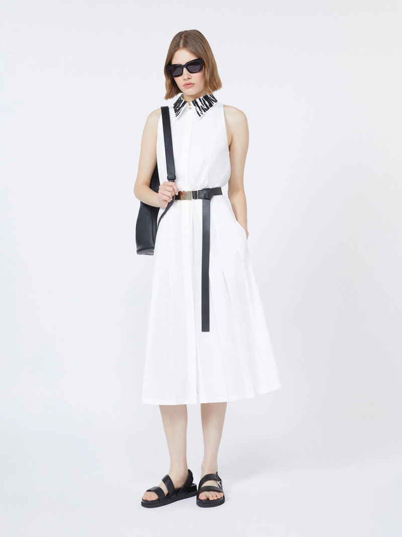 Max Mara UBICATO Poplin shirt dress - WHITE outlook