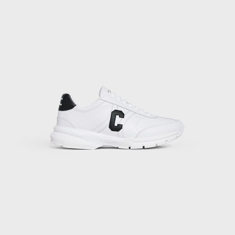 CELINE RUNNER CR-02 LOW LACE-UP SNEAKER in CALFSKIN - 1