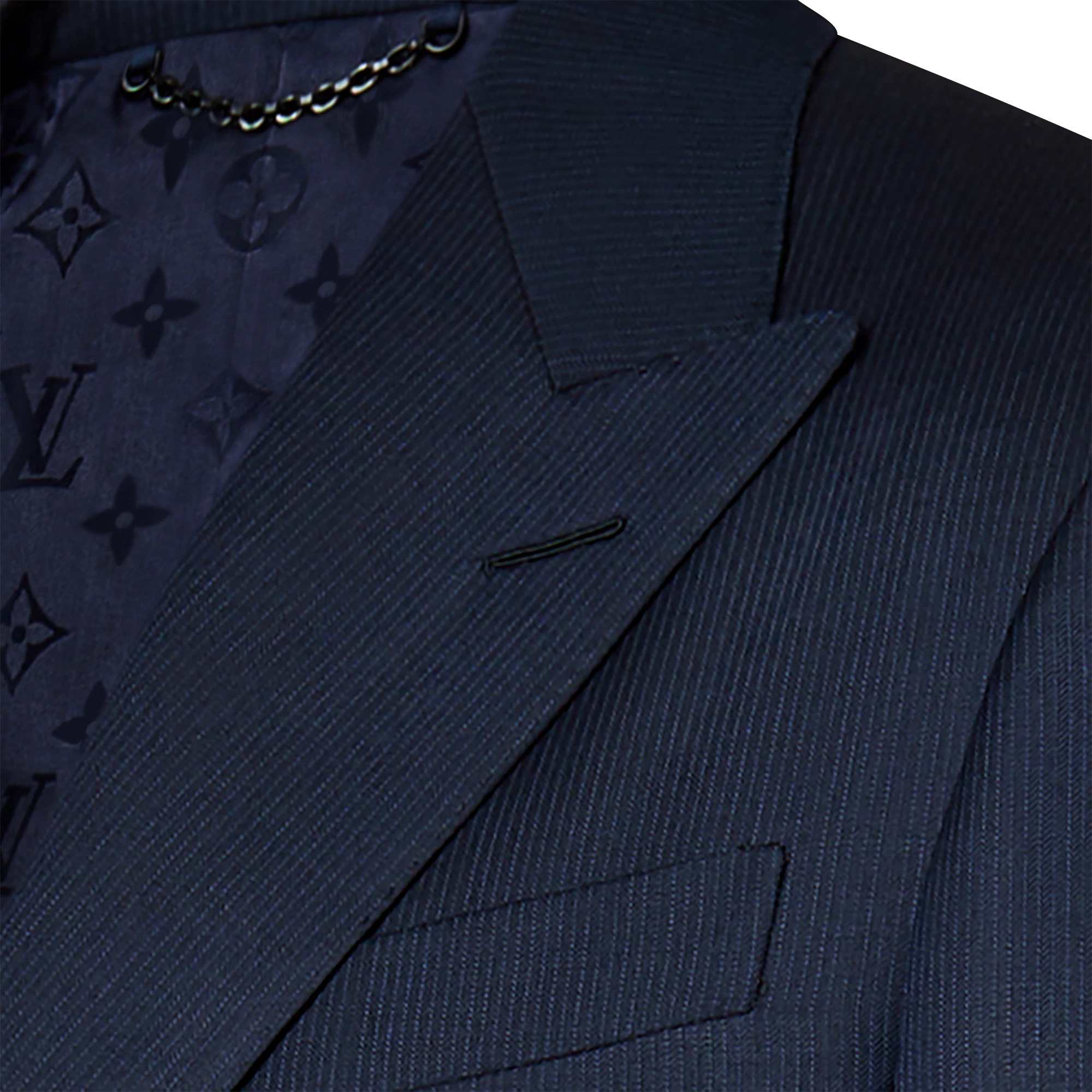 Single-Breasted Wool Pont Neuf Suit - 3