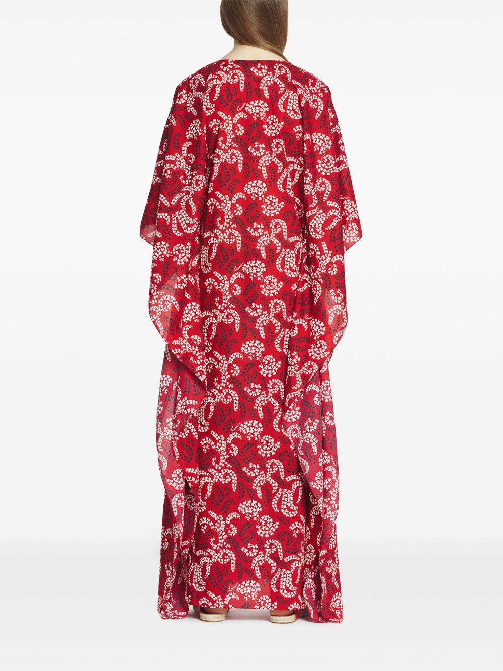floral-print kaftan - 3