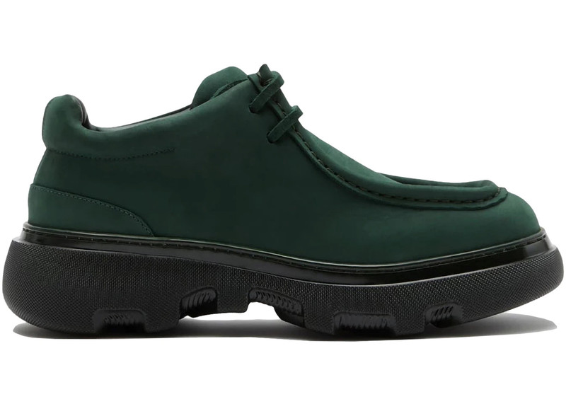 Burberry Nubuck Creeper Green (Women's) 1