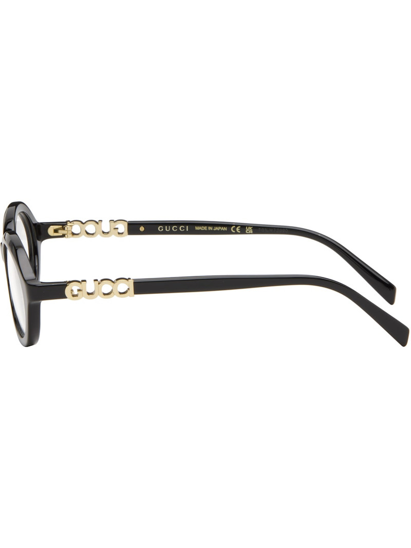 Black 'Gucci Block' Glasses 3