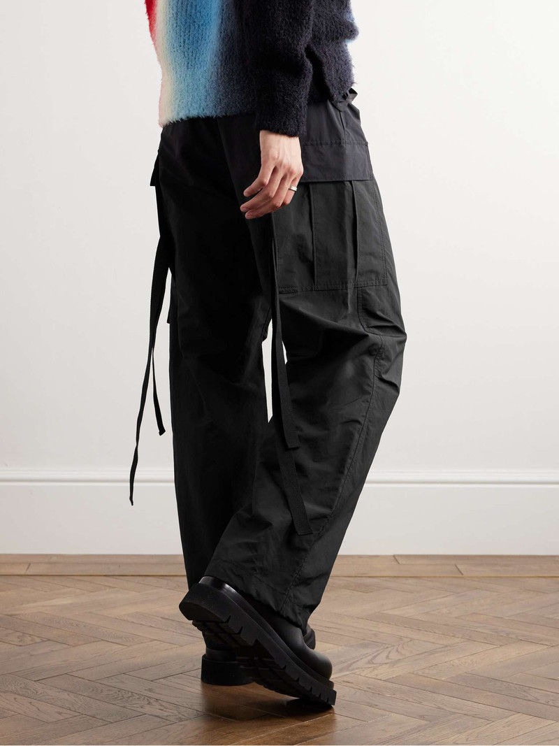 Straight-Leg Belted Shell Cargo Trousers 4