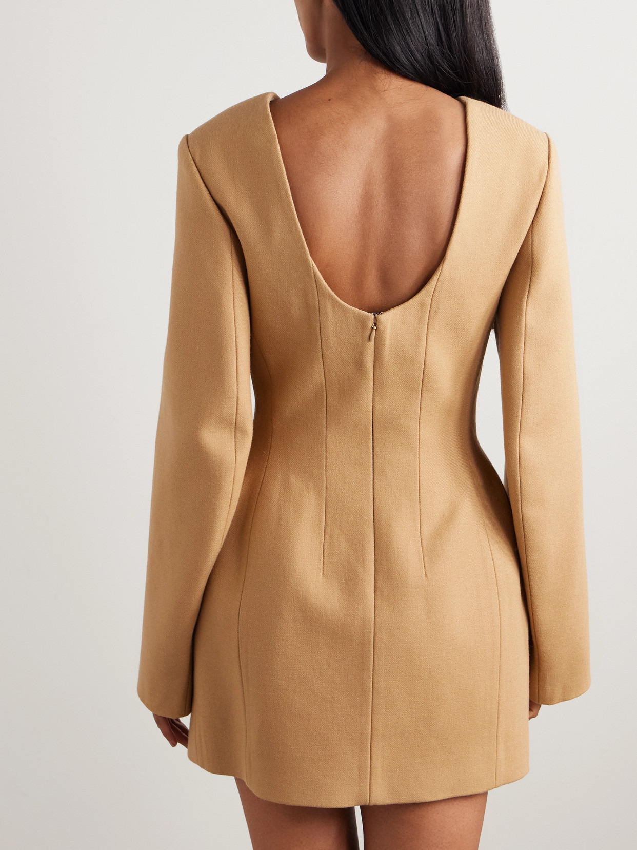 Wool-twill Mini Dress - 3