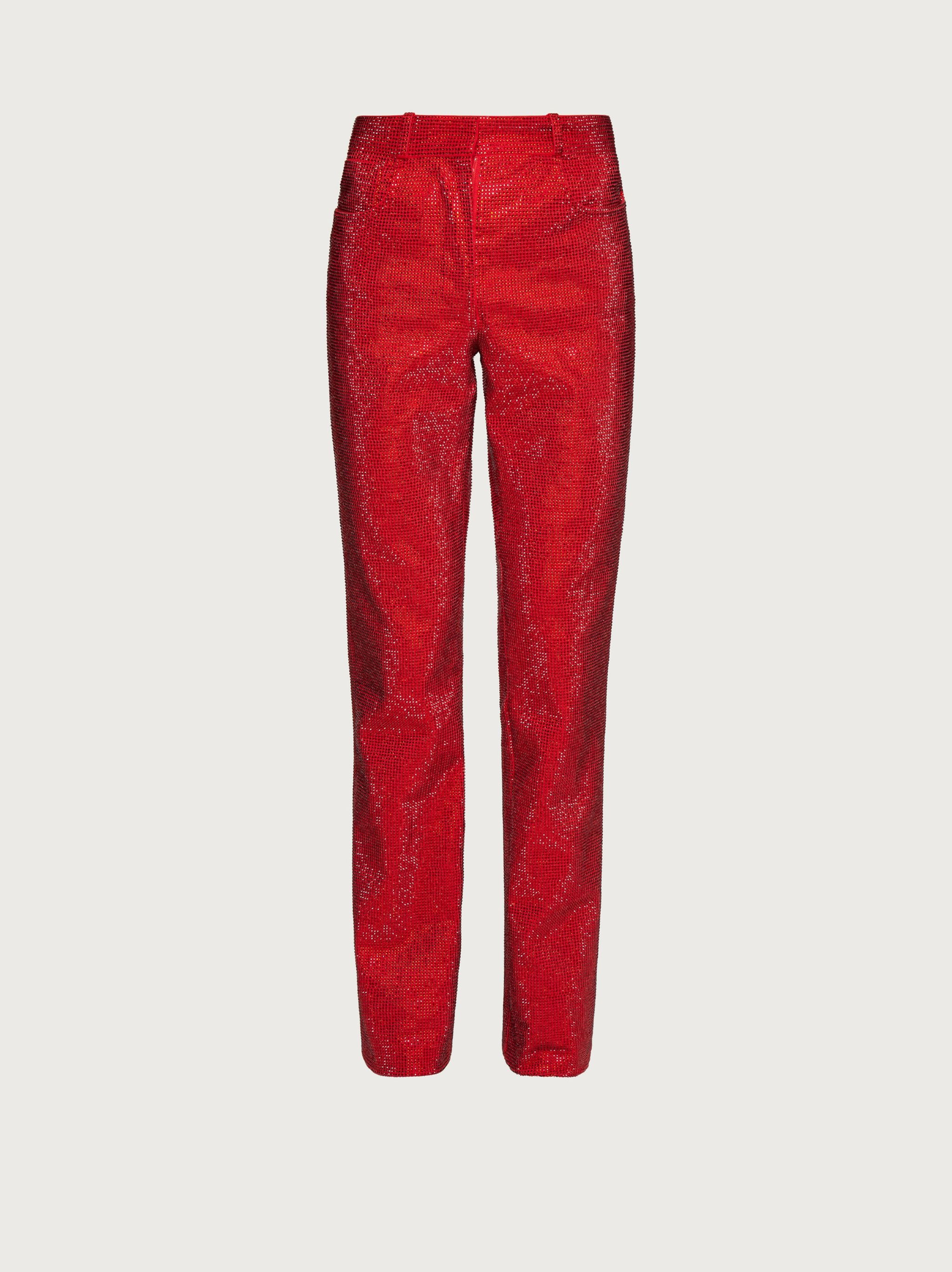 Crystal embellished 5 pockets trouser - 1