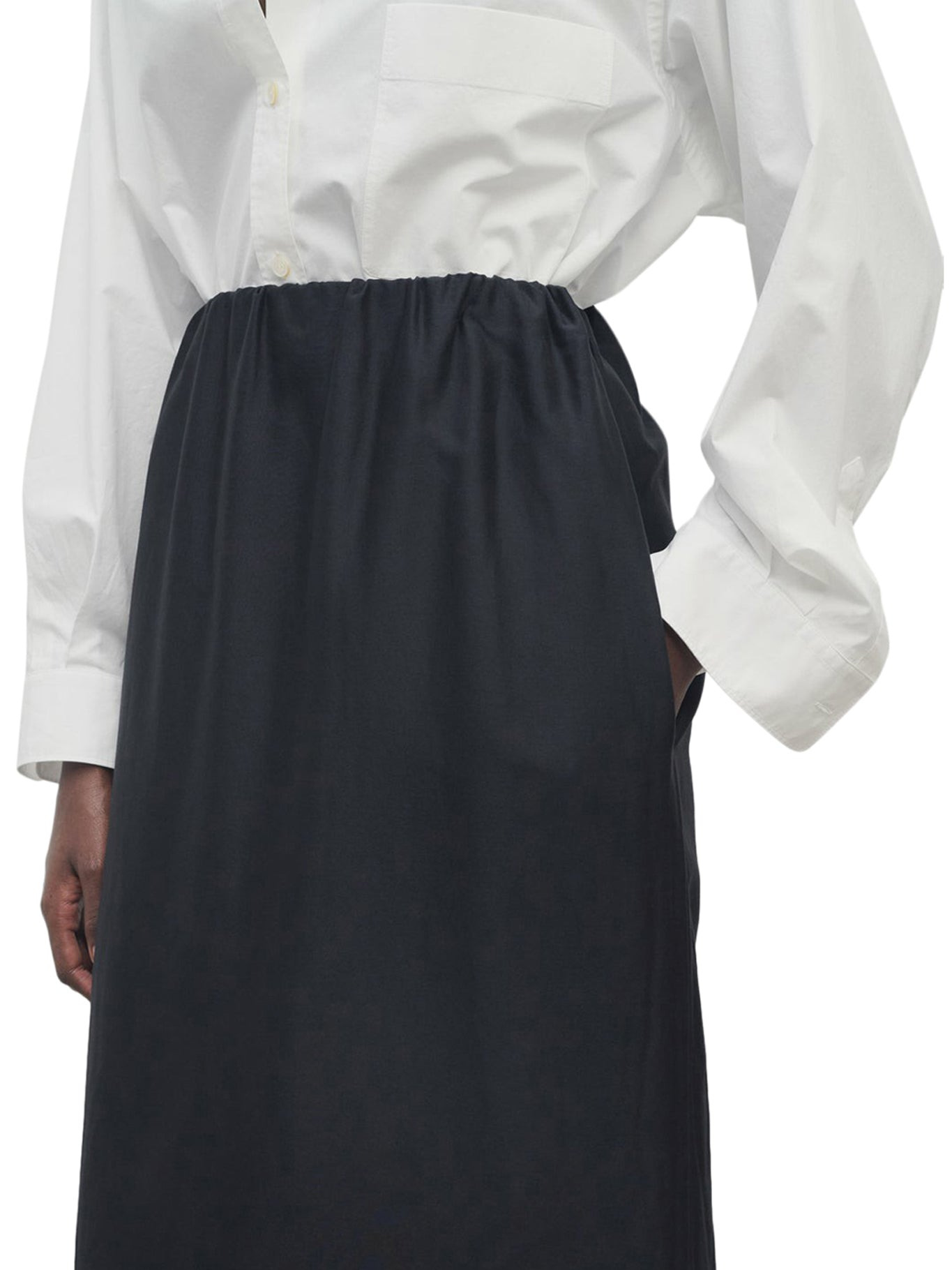 SAUL COTTON AND SILK SKIRT - 4