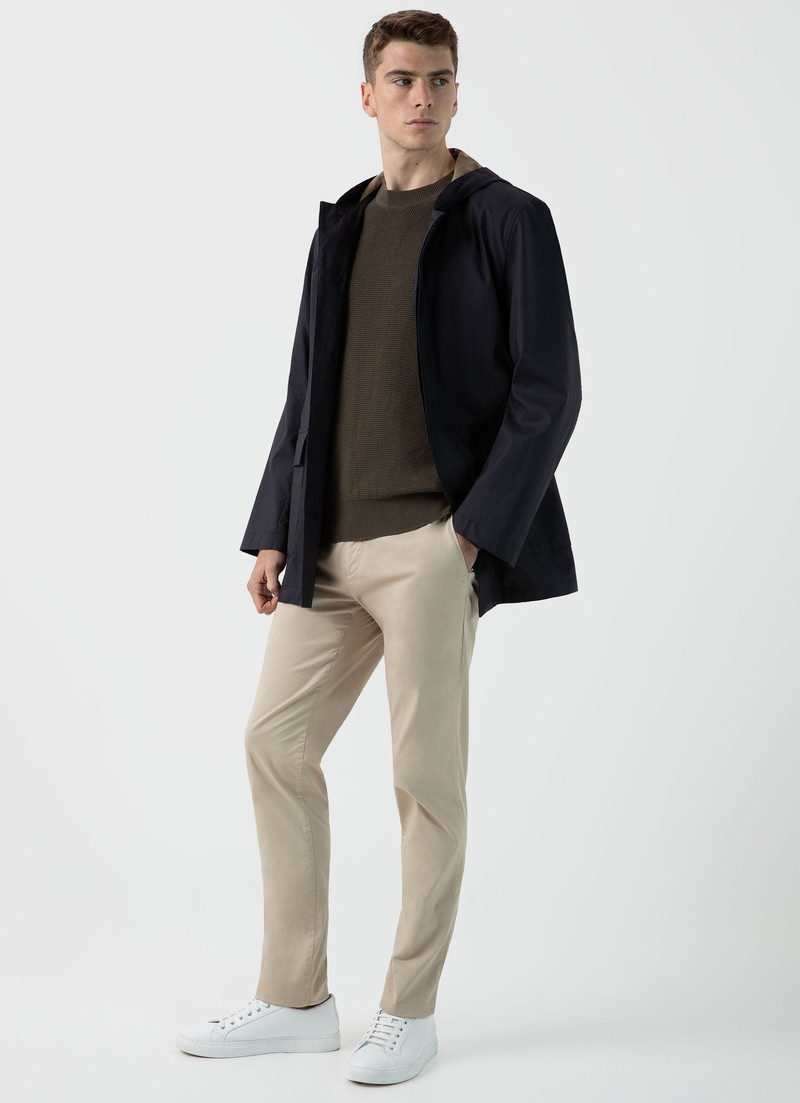 Sunspel Waffle Stitch Crew Neck Jumper outlook