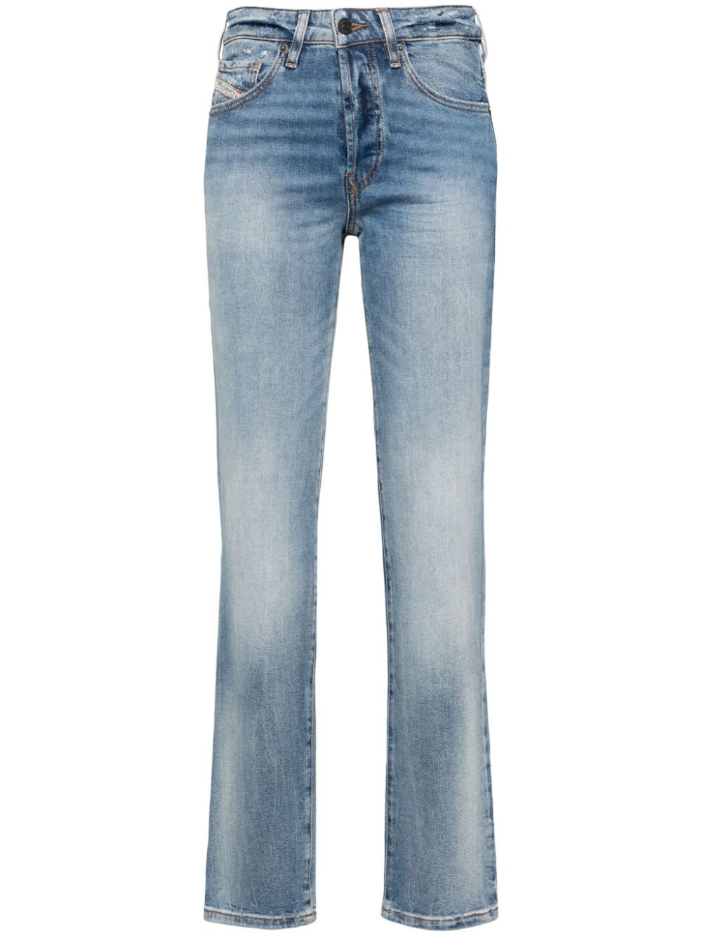 D-Mine mid-rise straight-leg jeans - 1