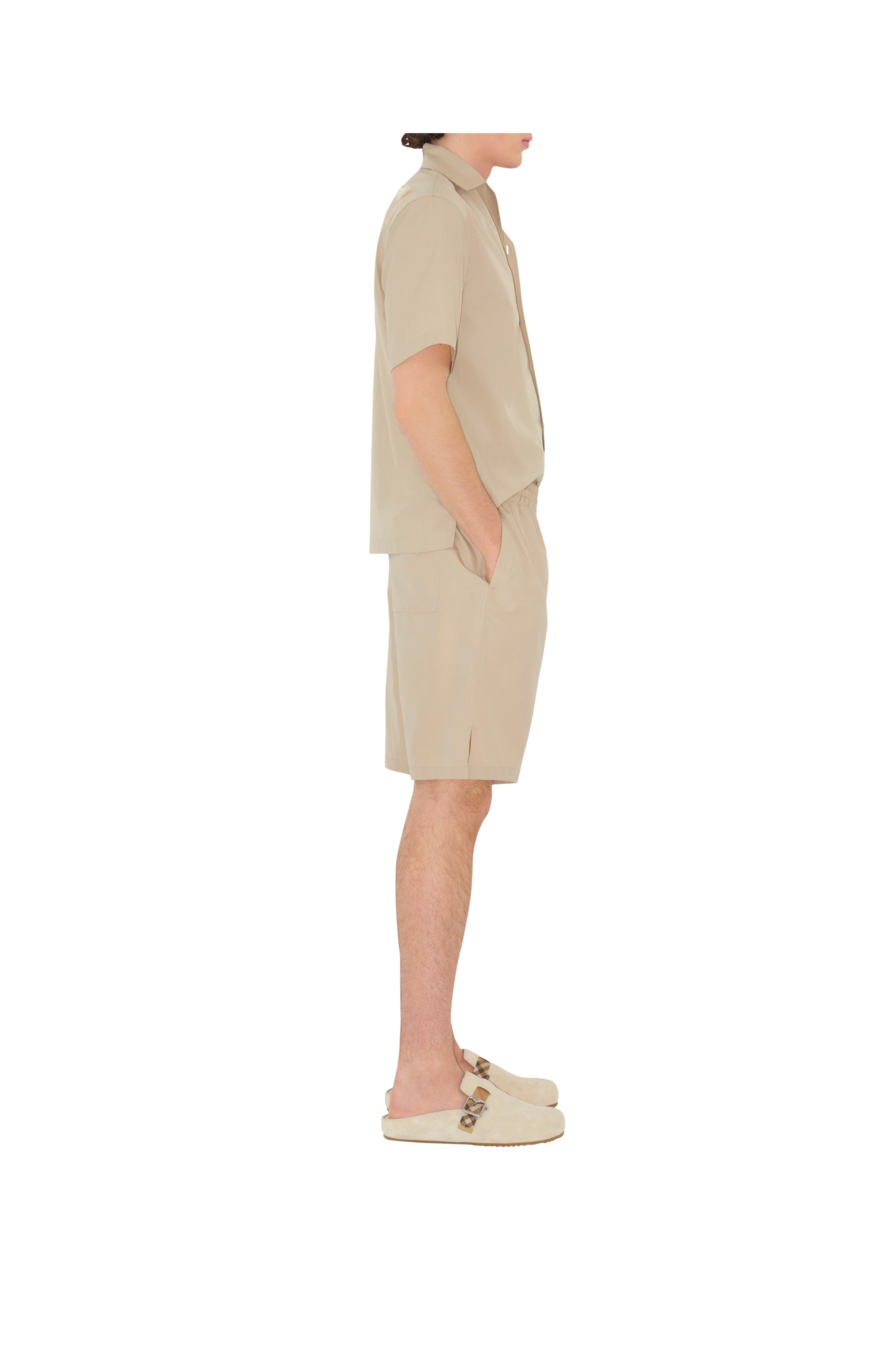 burberry Knot Logo Cotton Shorts in Fossil at Nordstrom - 4