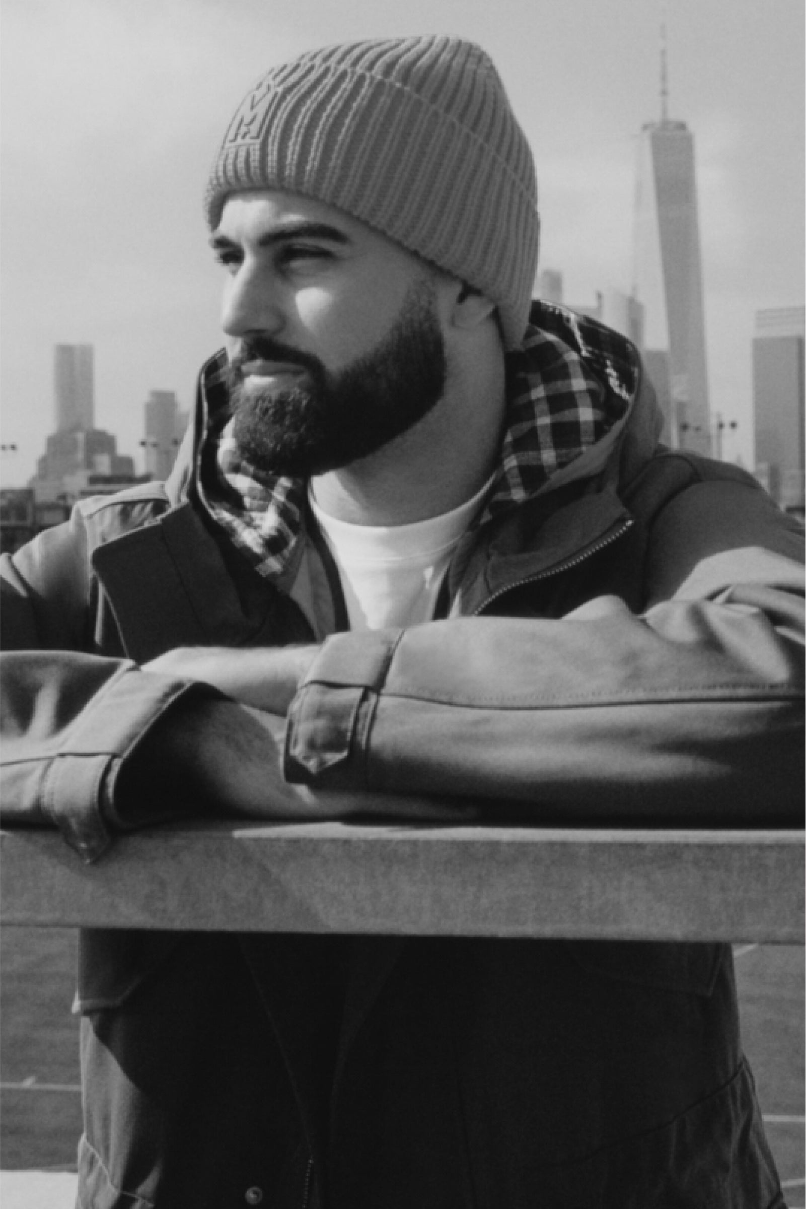 JUDE-MZ hand-knit toque with ribbed cuff - 1