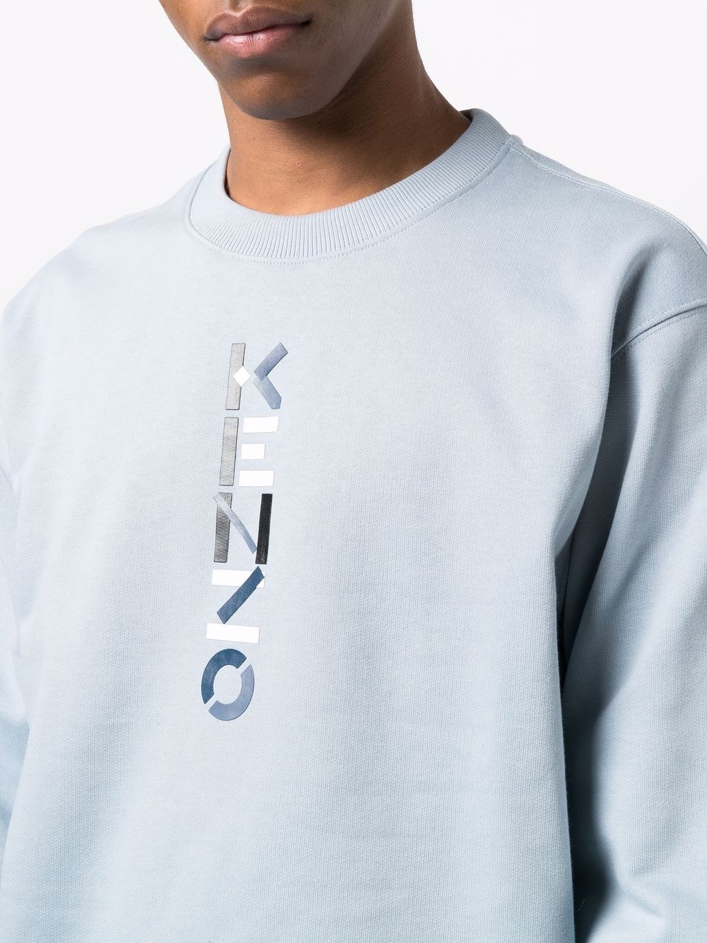 logo-print cotton sweatshirt - 5