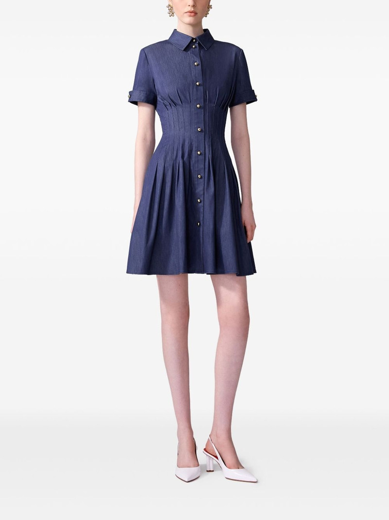 CAROLINA HERRERA denim mini dress outlook