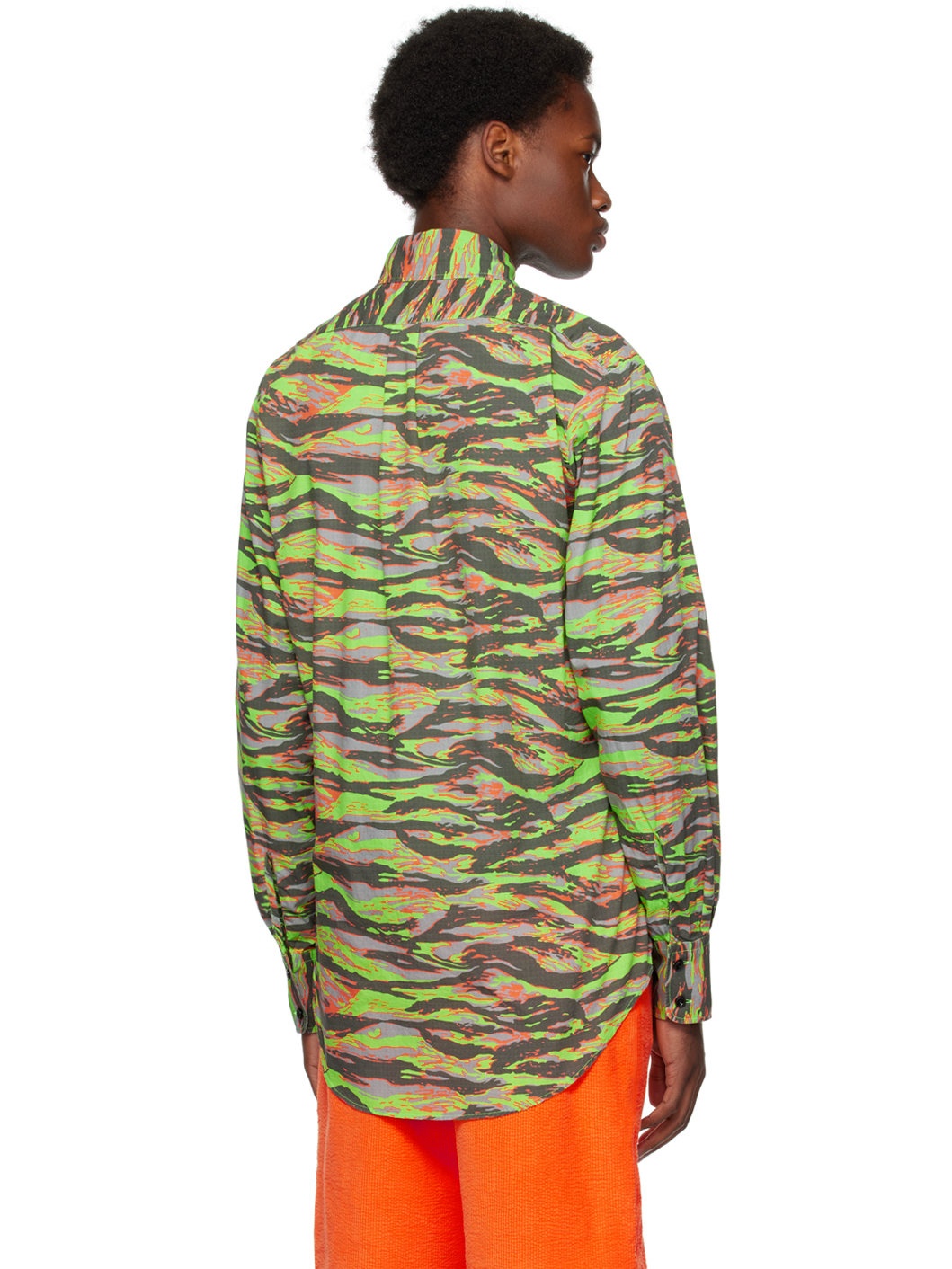 Green Printed Shirt - 3