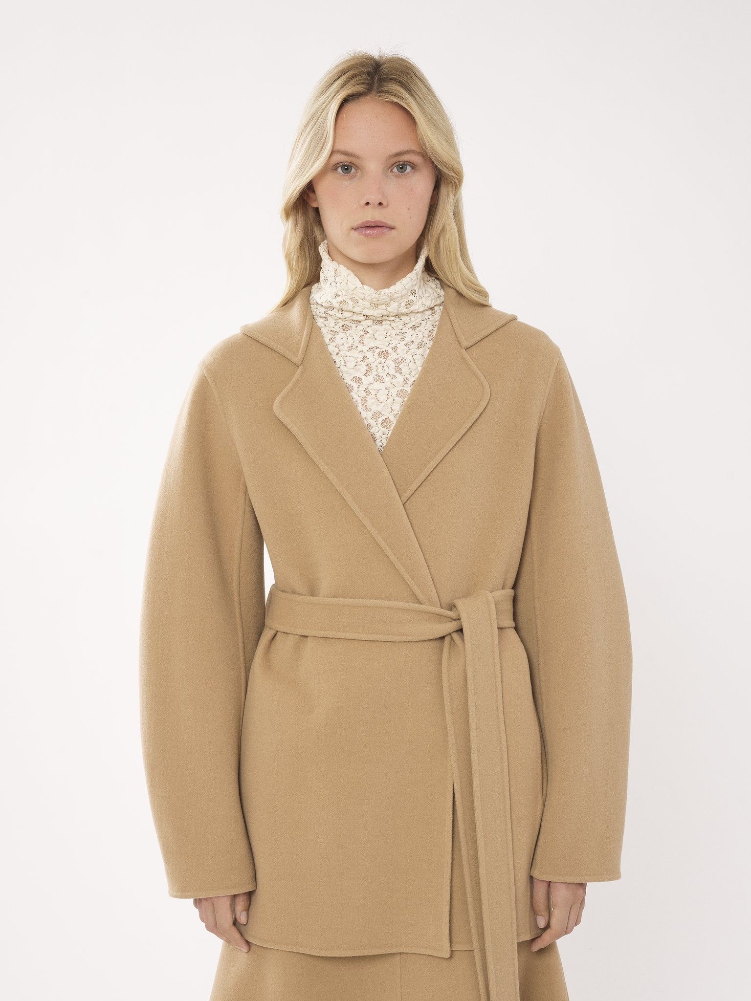 SHORT BELTED COAT - 3