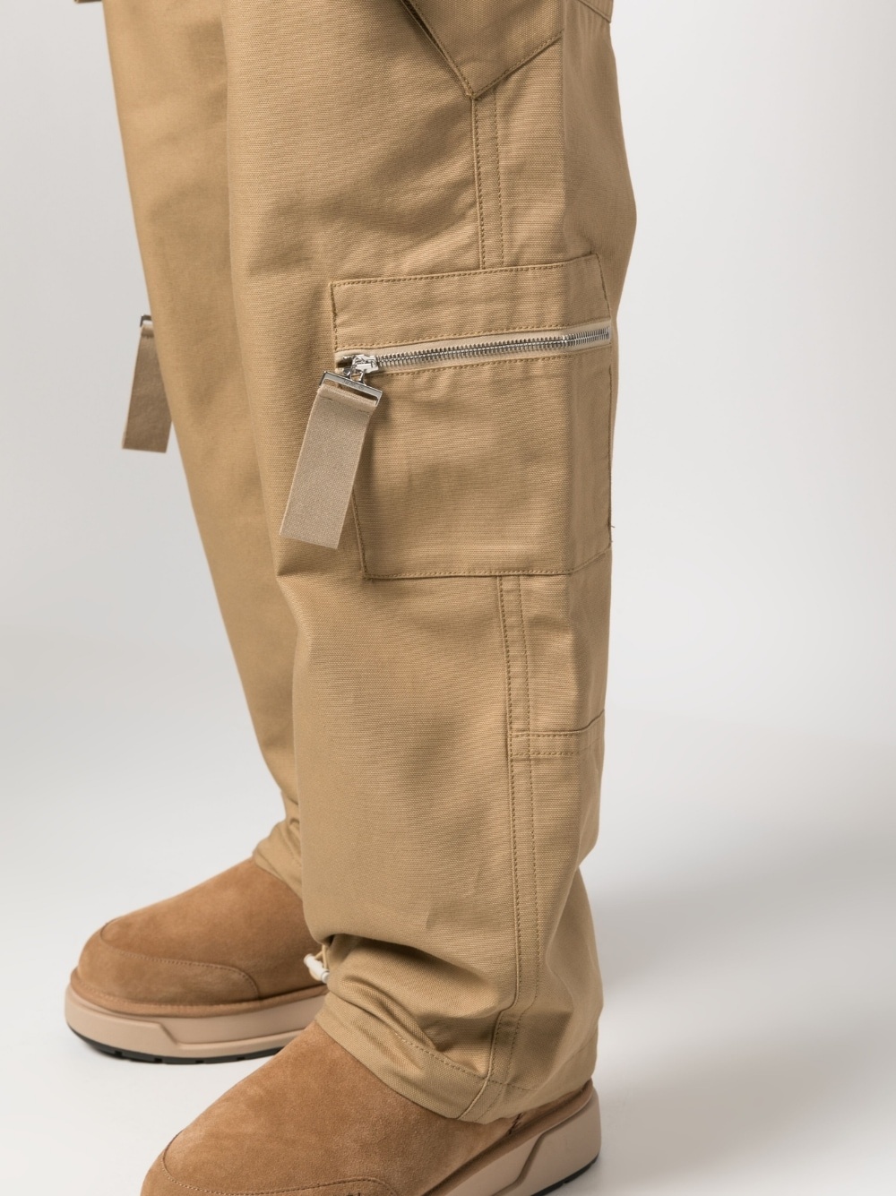 straight-leg cargo trousers - 5