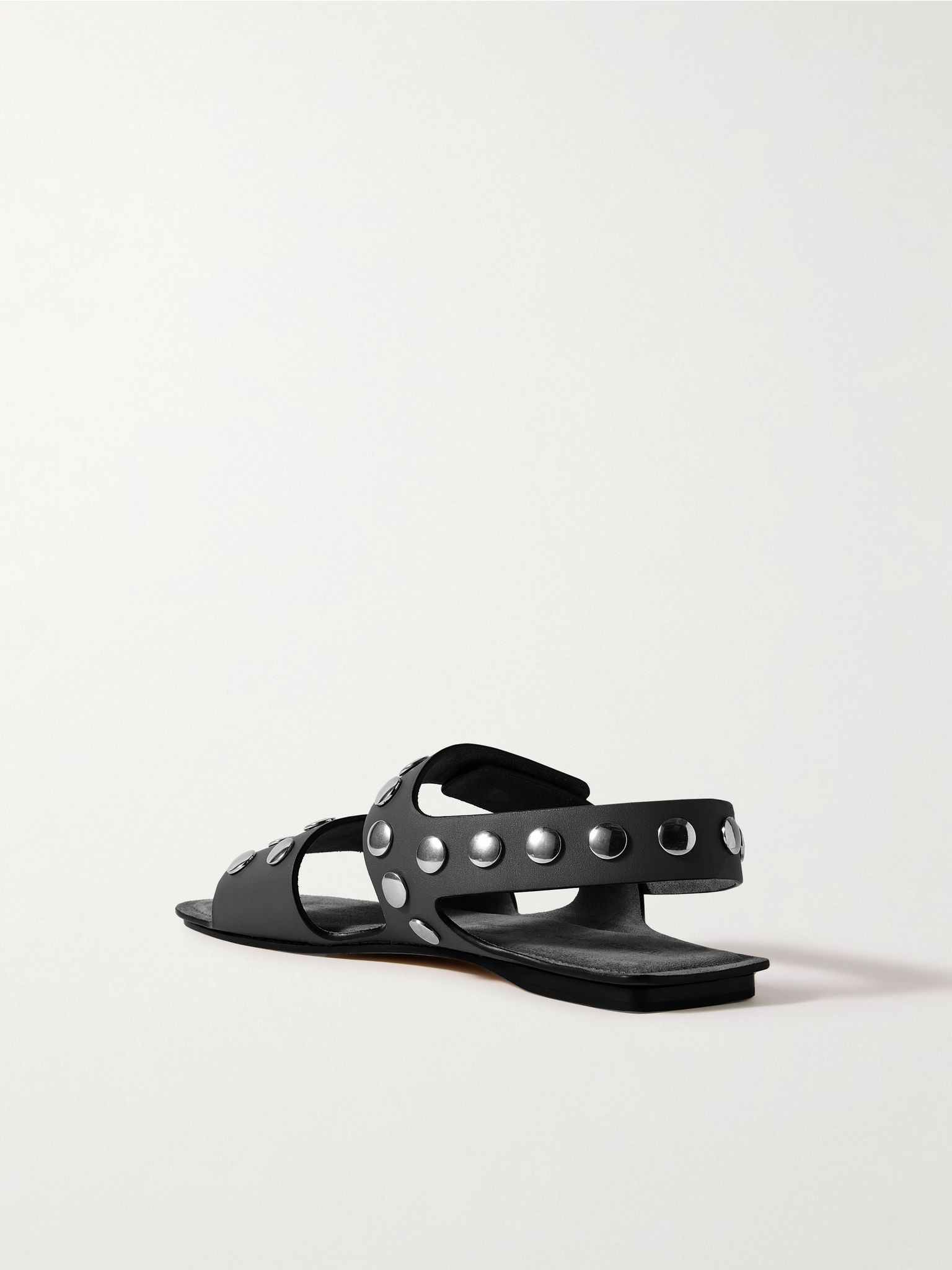 Boden studded leather sandals Black - 3