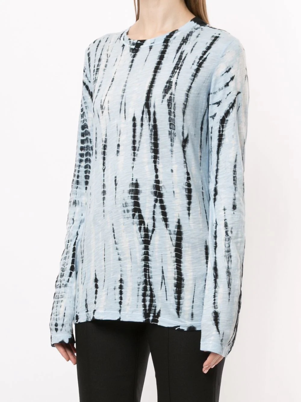 tie-dye long-sleeve top - 3