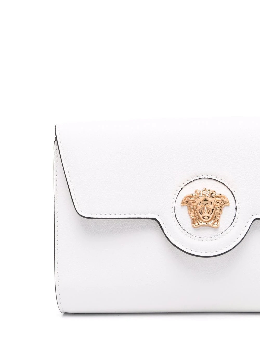 La Medusa leather clutch bag - 4