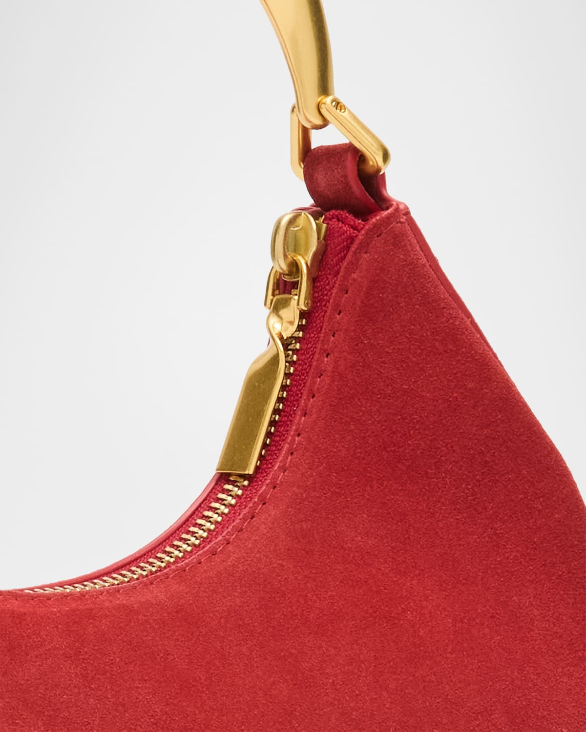 Nixi Suede Twist Top-Handle Bag - 5