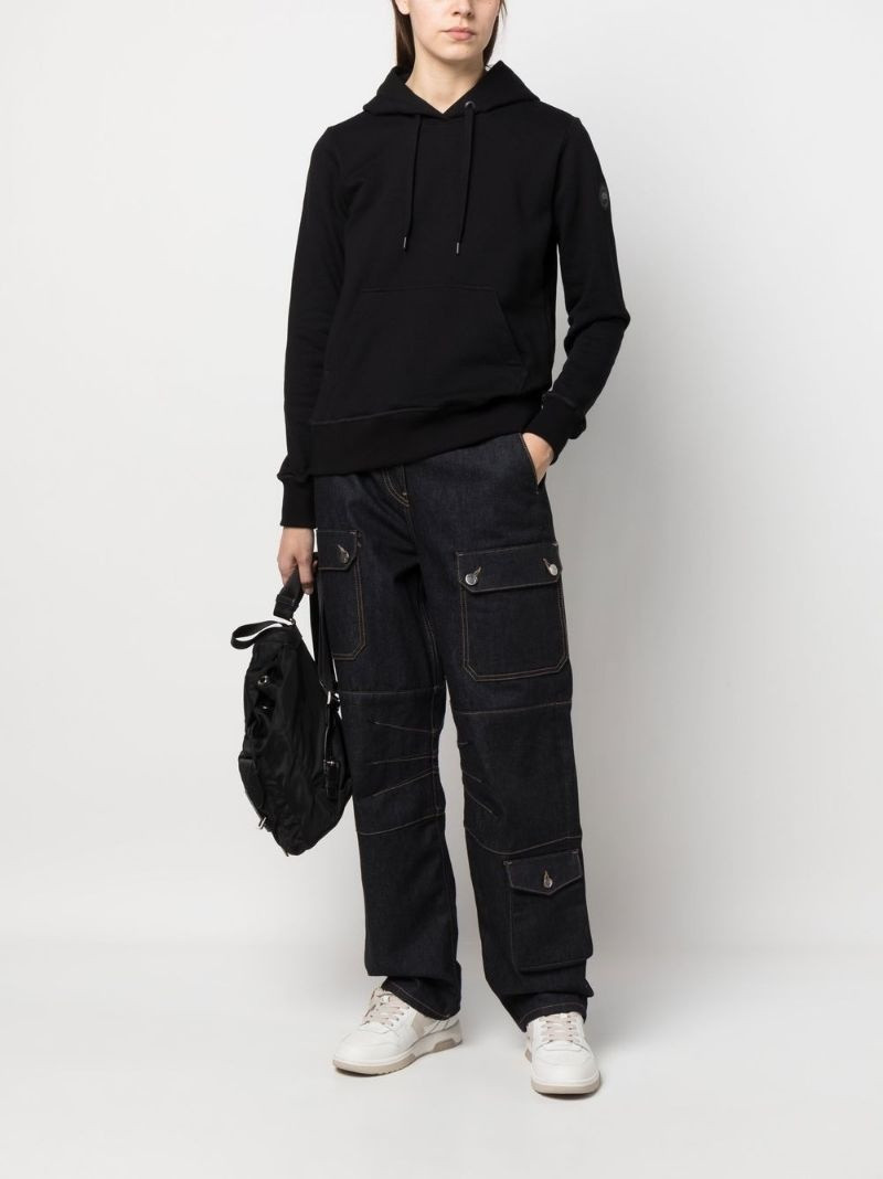 Canada Goose drawstring cotton hoodie outlook