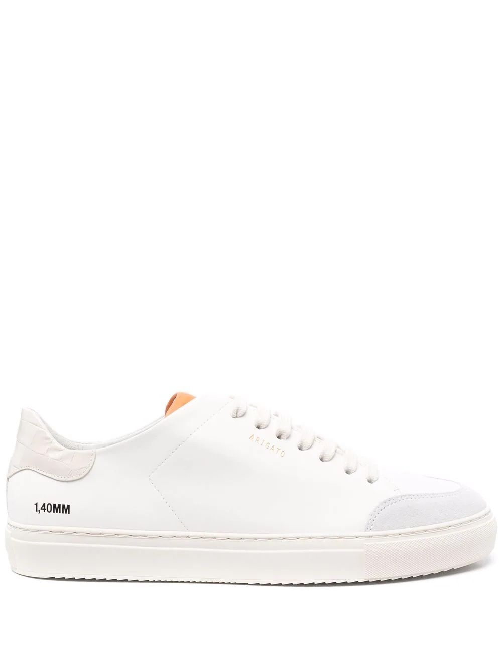 contrasting-tongue low-top sneakers - 1