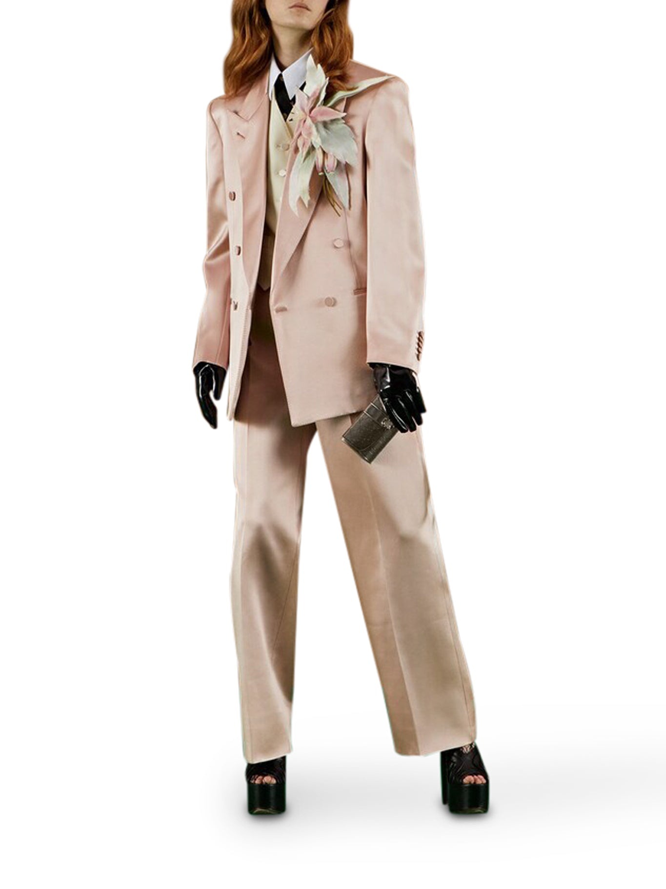 【関税込み】gucci DUCHESSE SILK BLAZER JACKET GUCCI - SILK DUCHESSE JACKET - Eleonora Bonucci