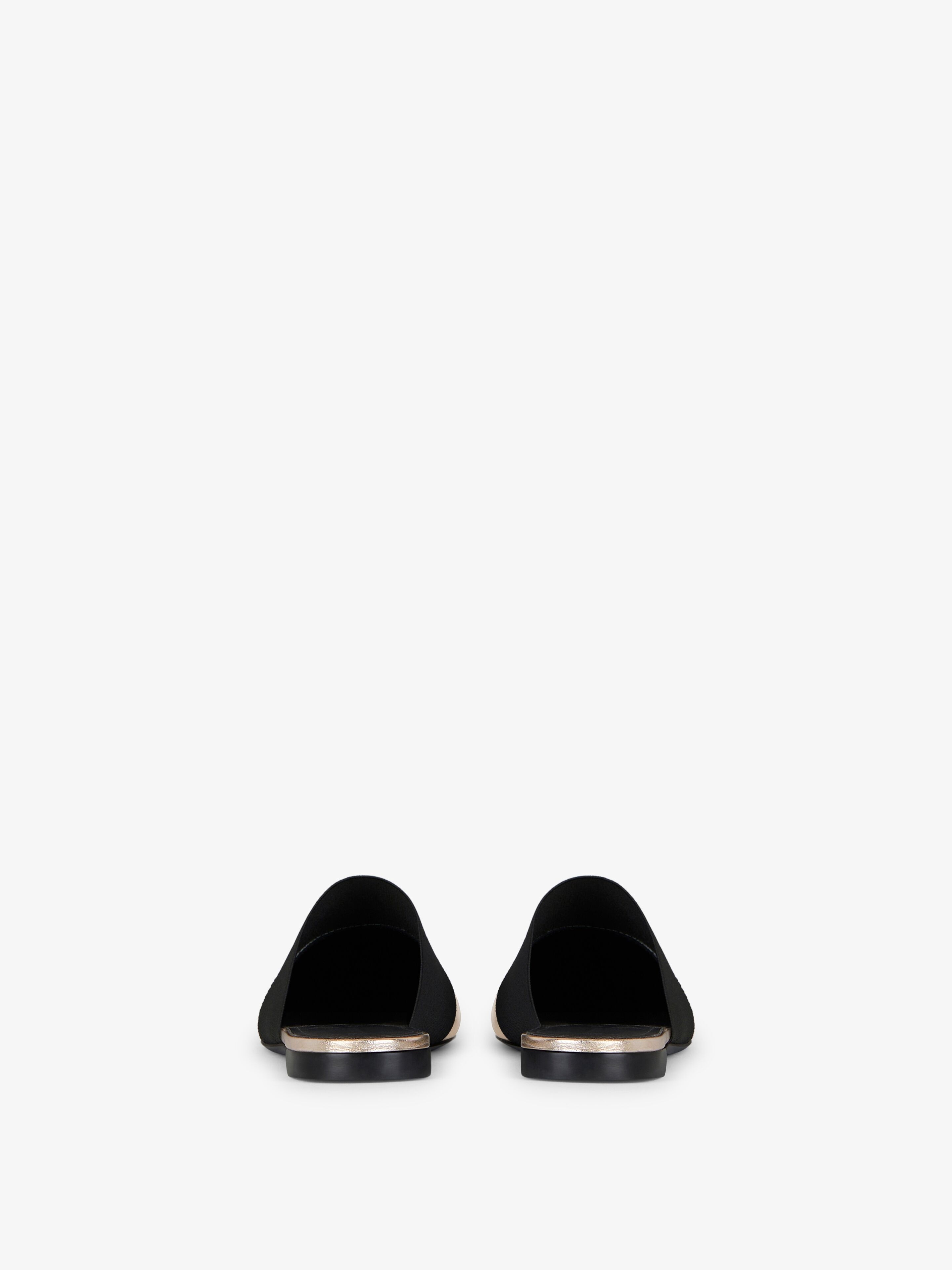 BEDFORD FLAT MULES IN LAMINATED LEATHER - 6