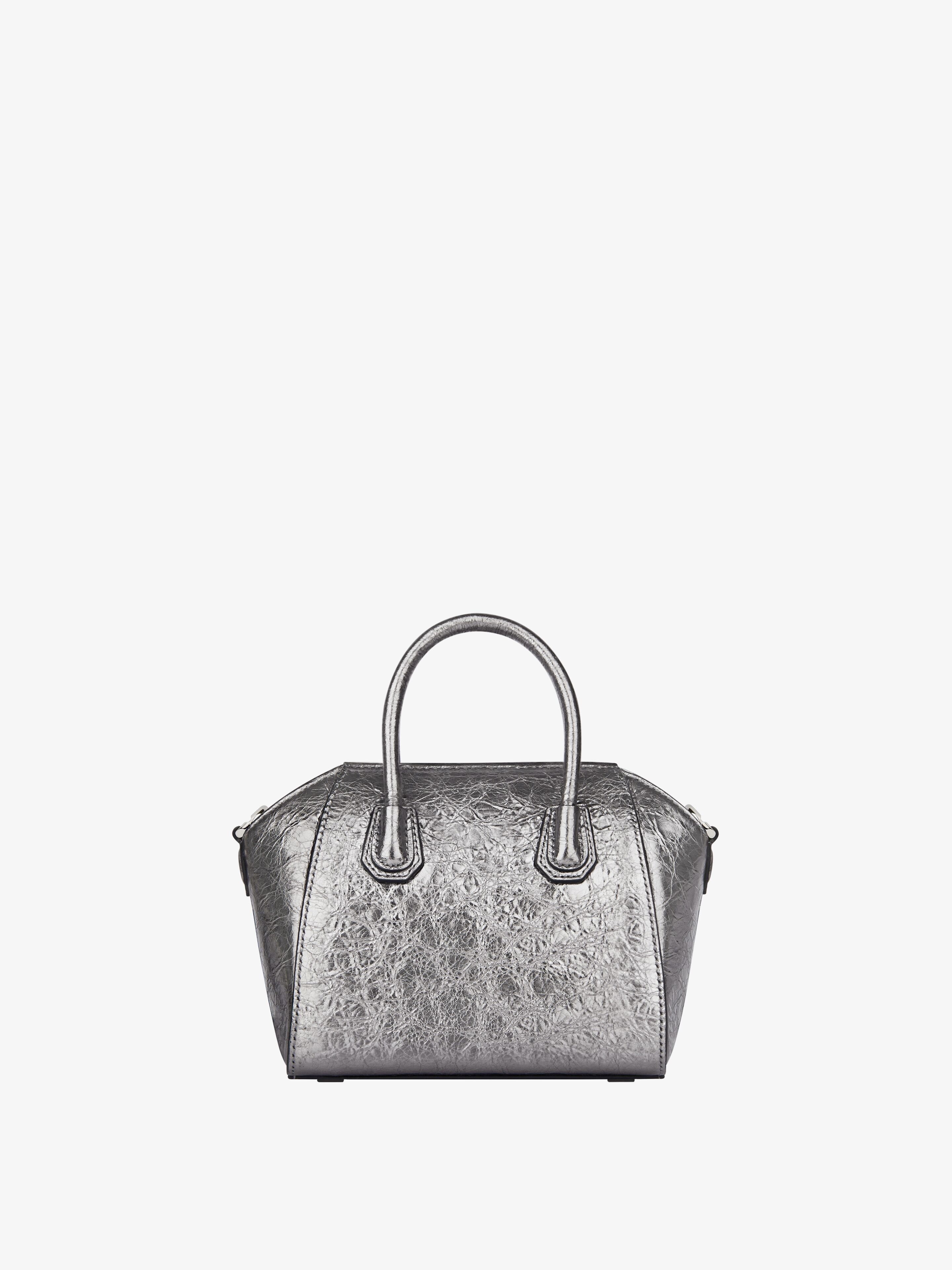 ANTIGONA TOY BAG IN LAMINATED LEATHER - 2