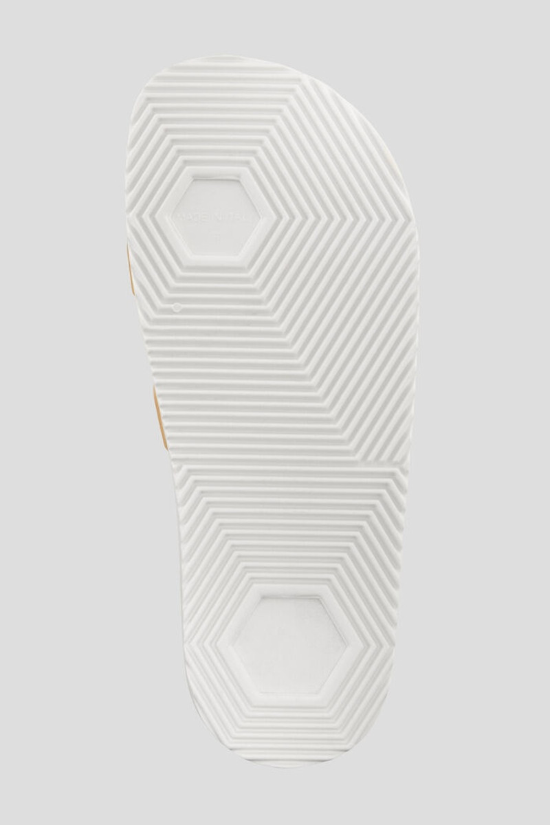 Belize Slides in White/beige 6