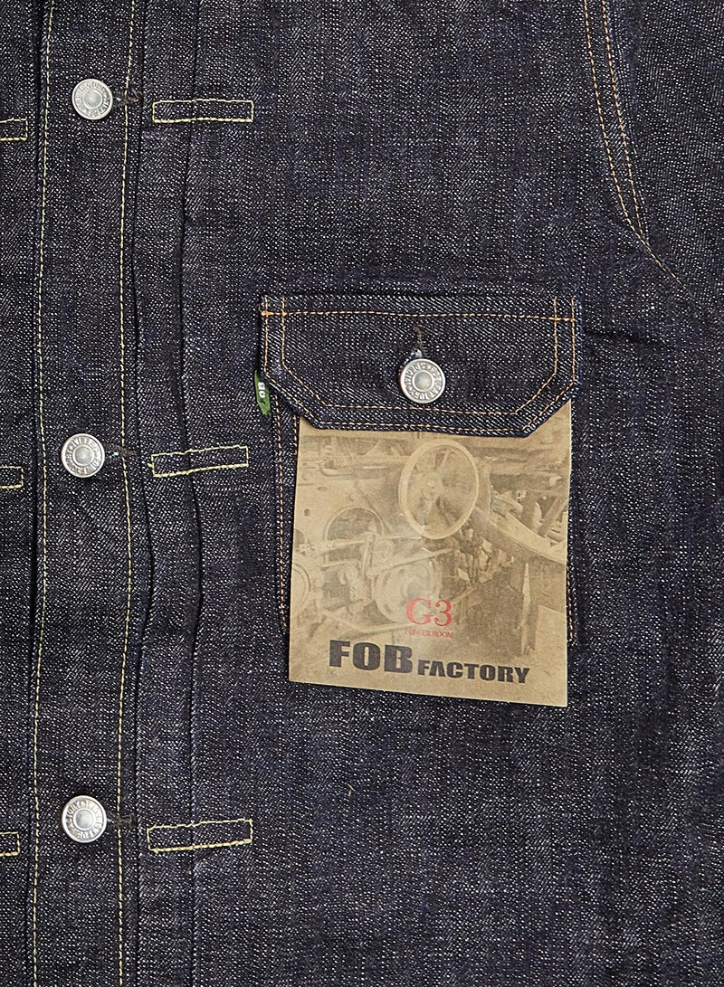 FOB Factory G3 Denim 1st Jacket Indigo 3