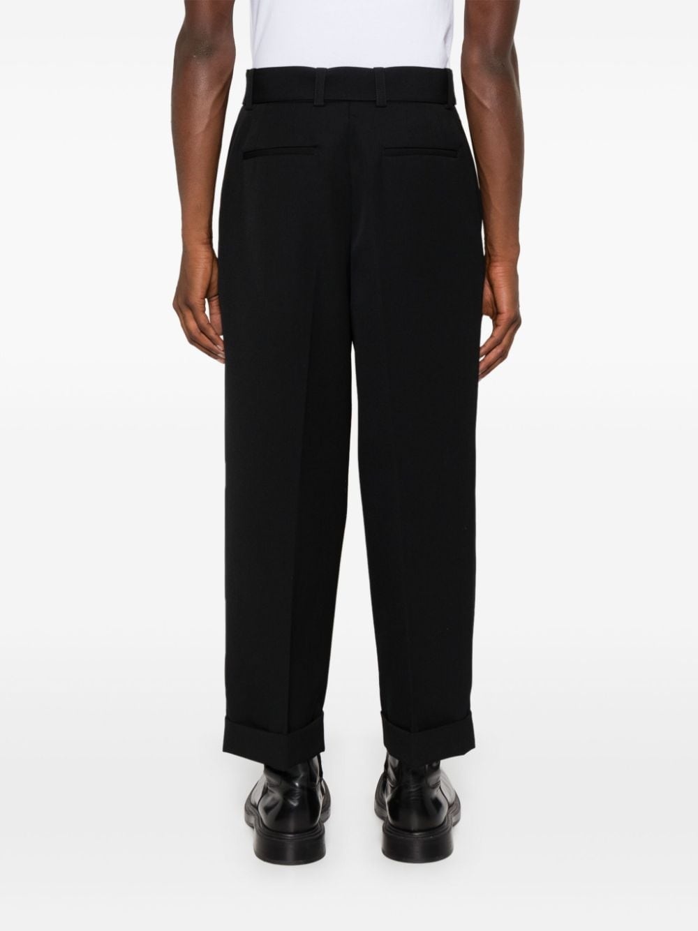 wool cropped trousers - 4