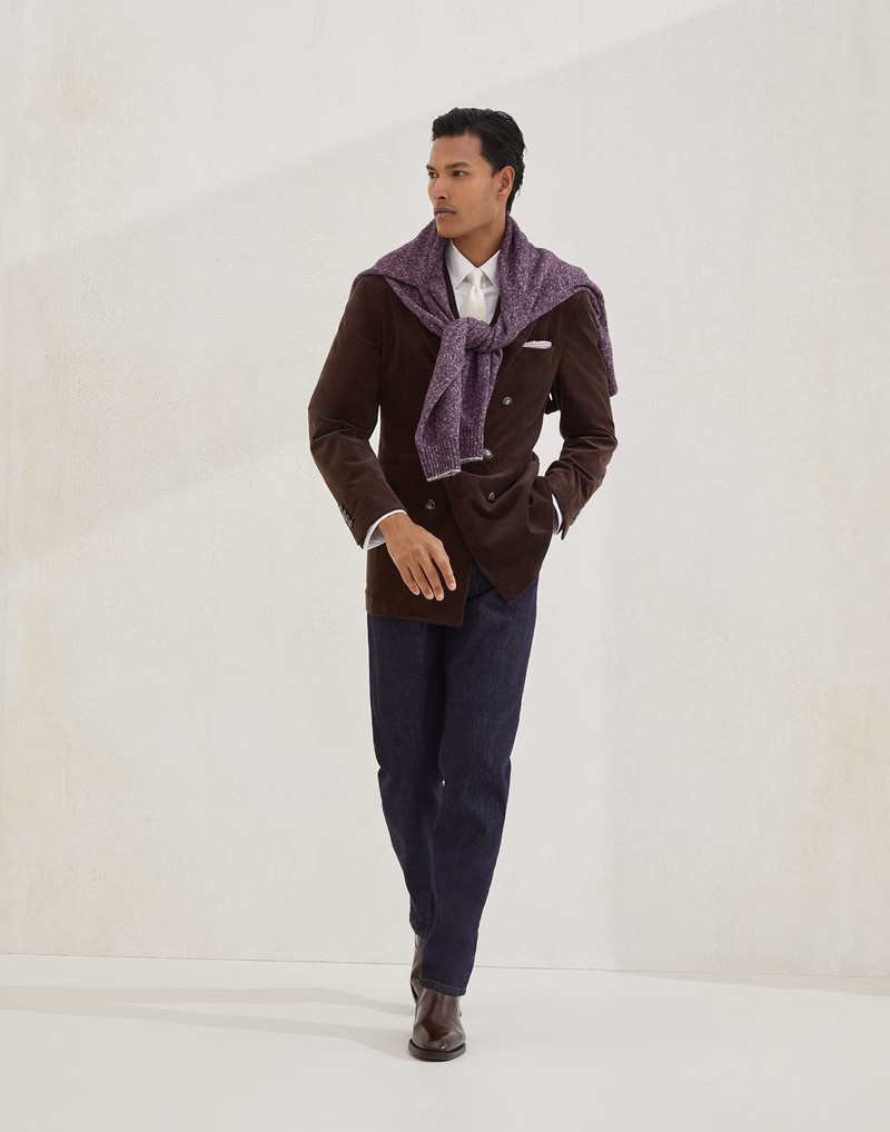 No-fade denim iconic fit five-pocket trousers 4