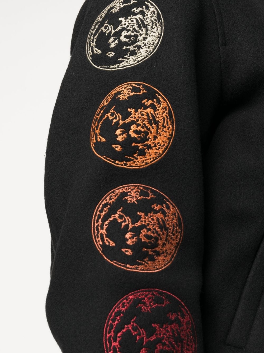 logo-appliqué bomber jacket - 5