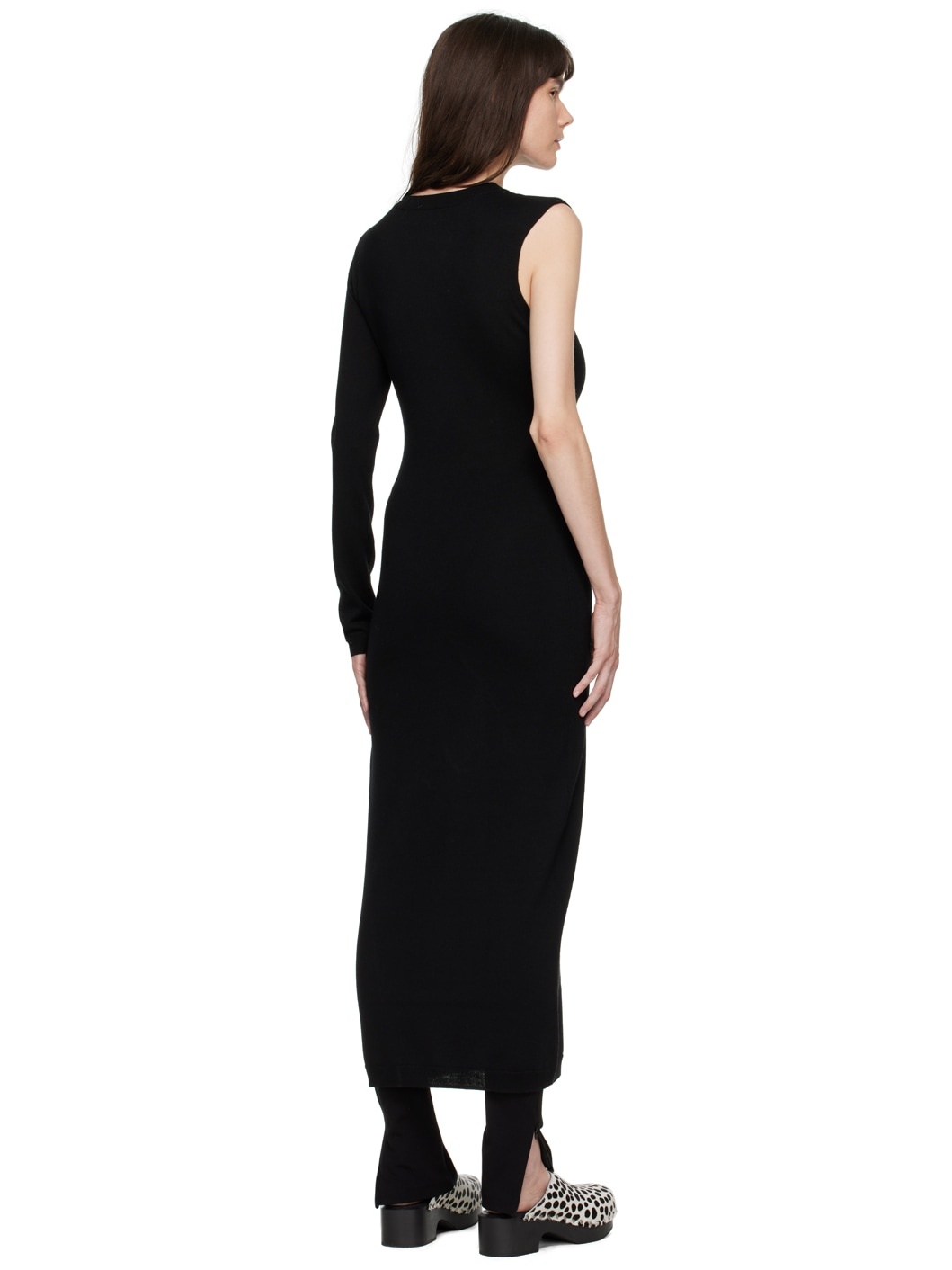 Black Wrap Maxi Dress - 3