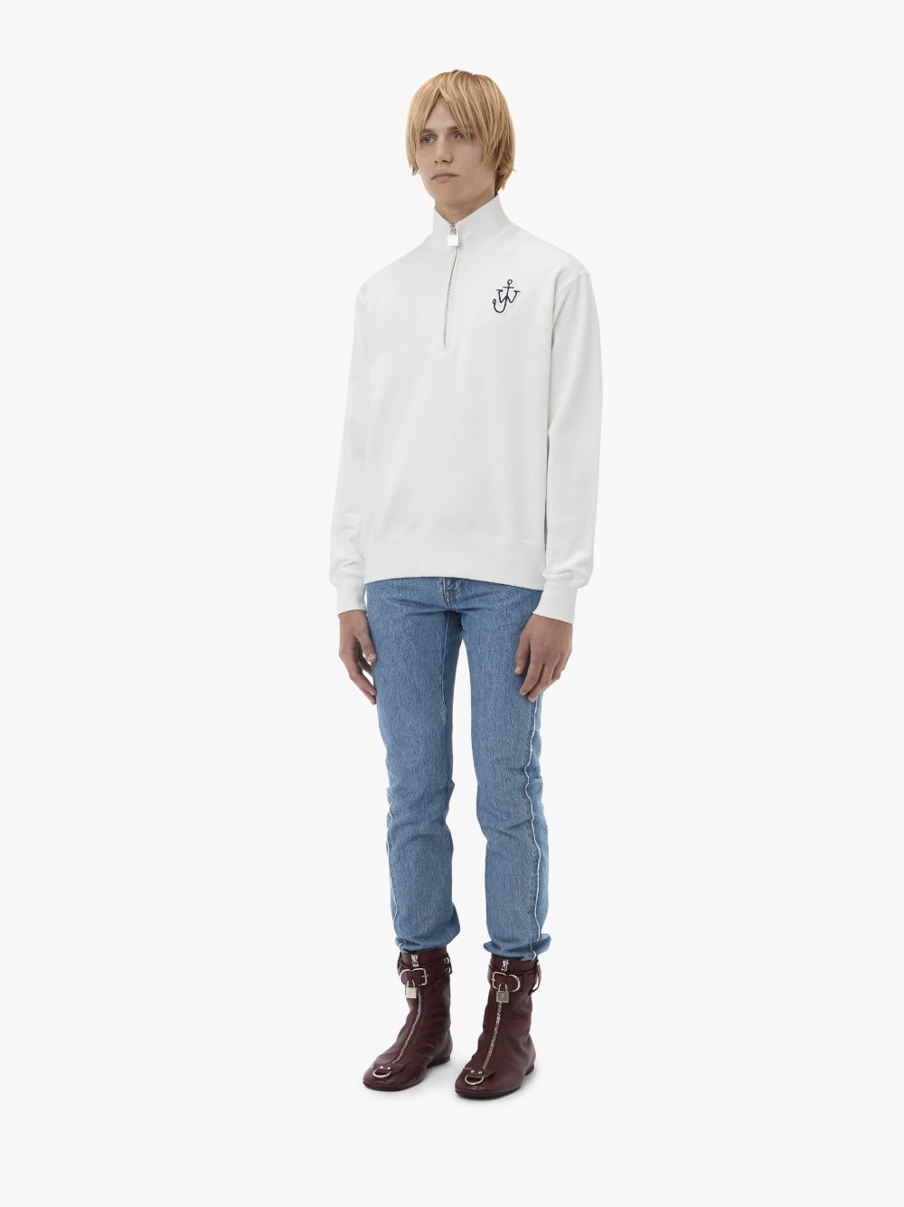 PADLOCK HALF ZIP SWEATSHIRT - 4