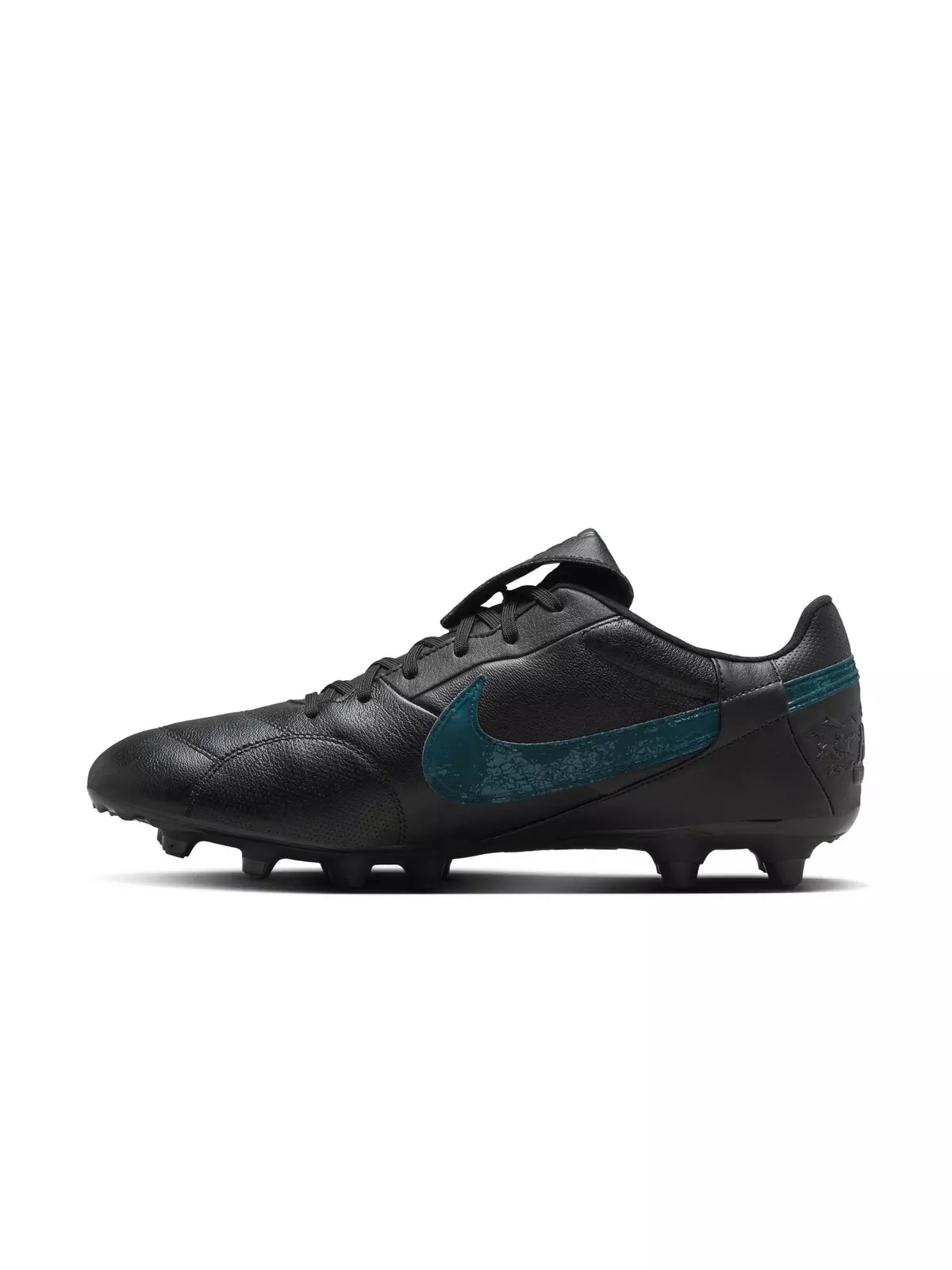 Premier 3 FG Low Top "Black/Deep Jungle" Men's Soccer Cleat - 5