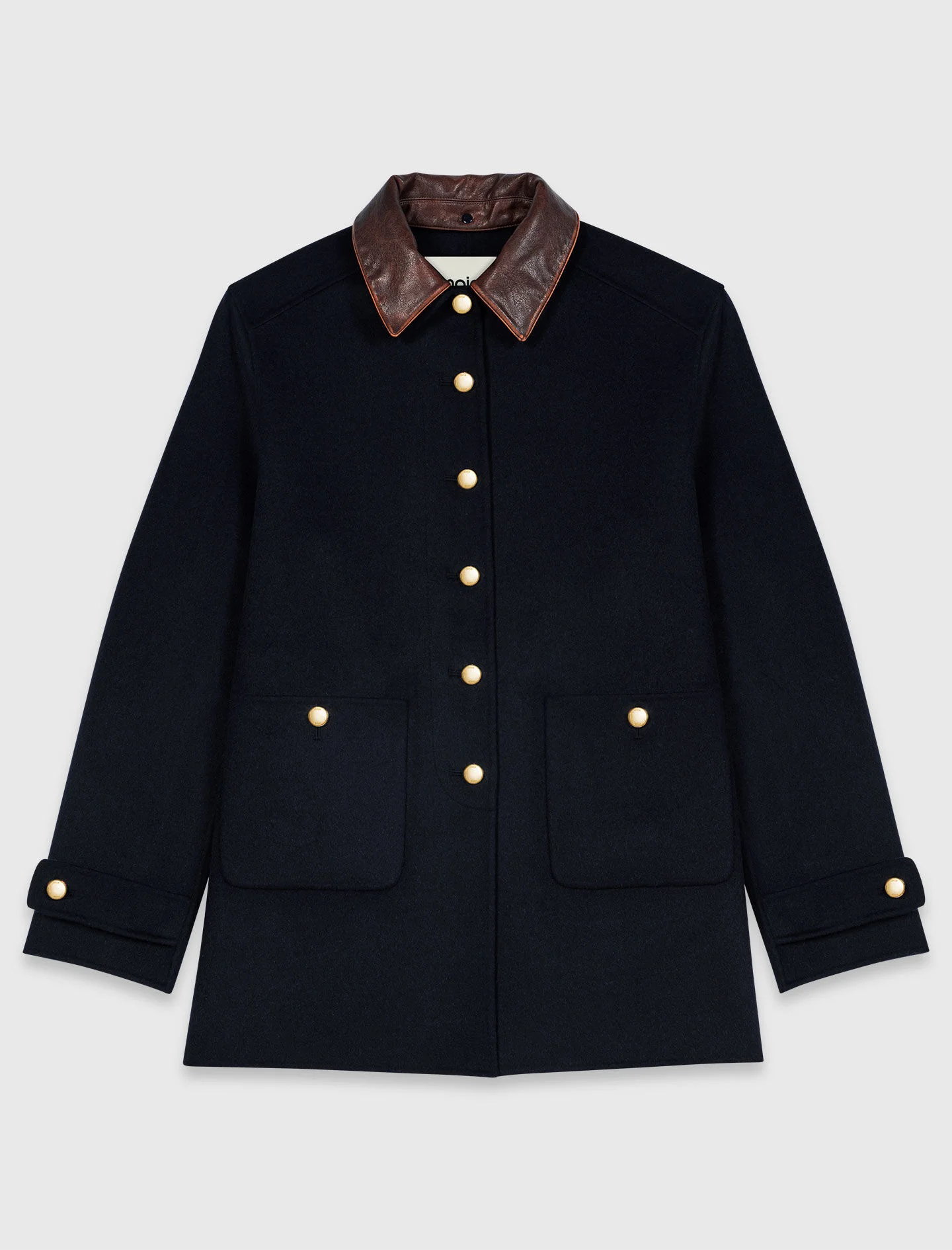 Double-faced mid-length coat - 1