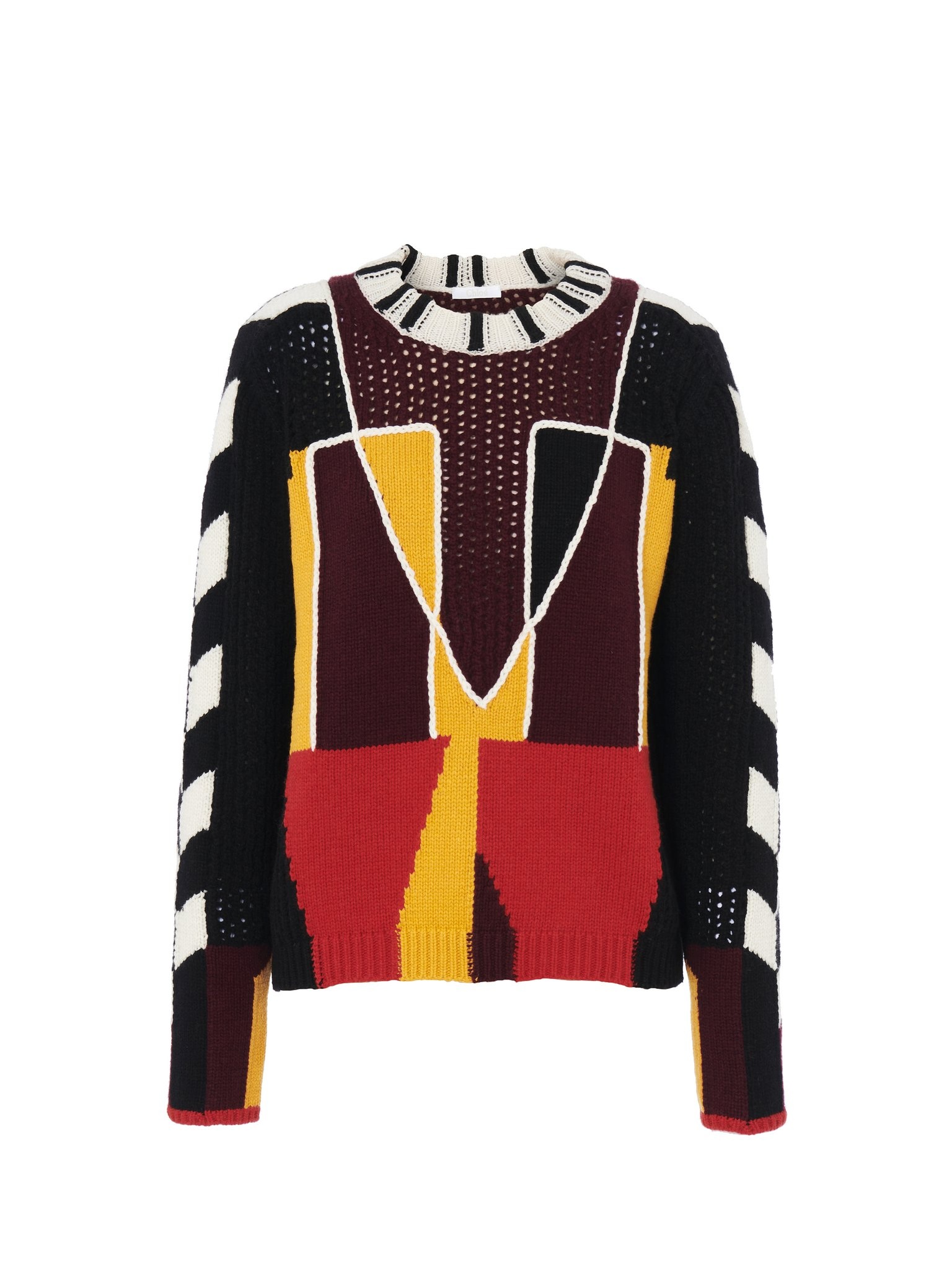 GRAPHIC KNIT SWEATER - 1