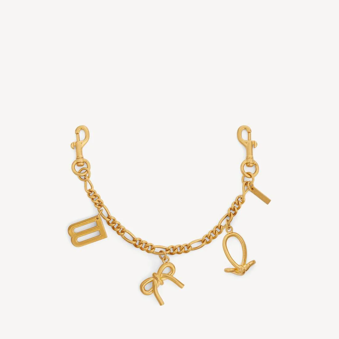 Women's Keychain Chain With Charms in Gold - 1