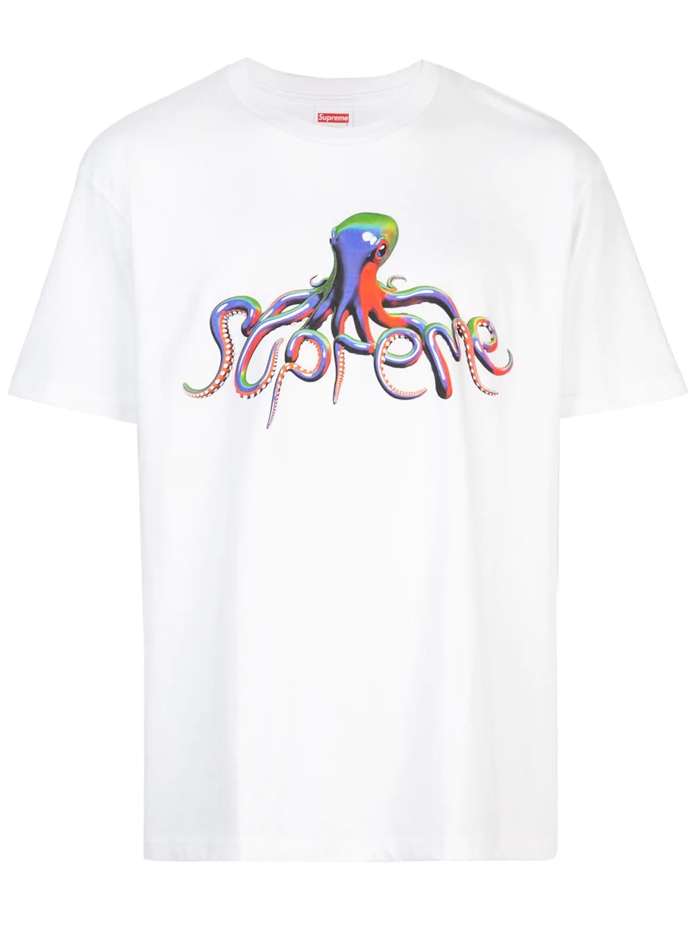 tentacles print T-shirt - 1