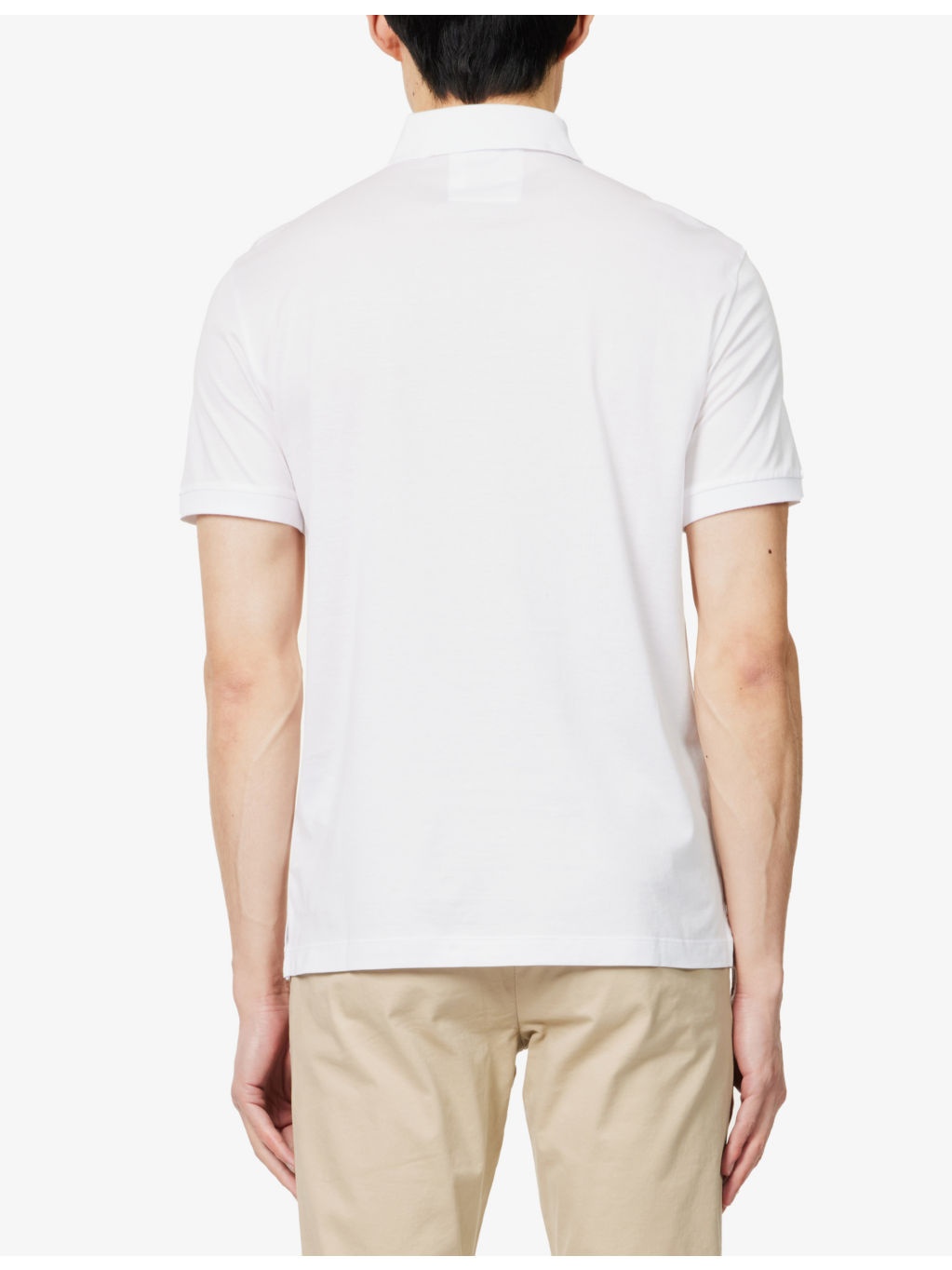 Logo-print woven polo shirt - 4