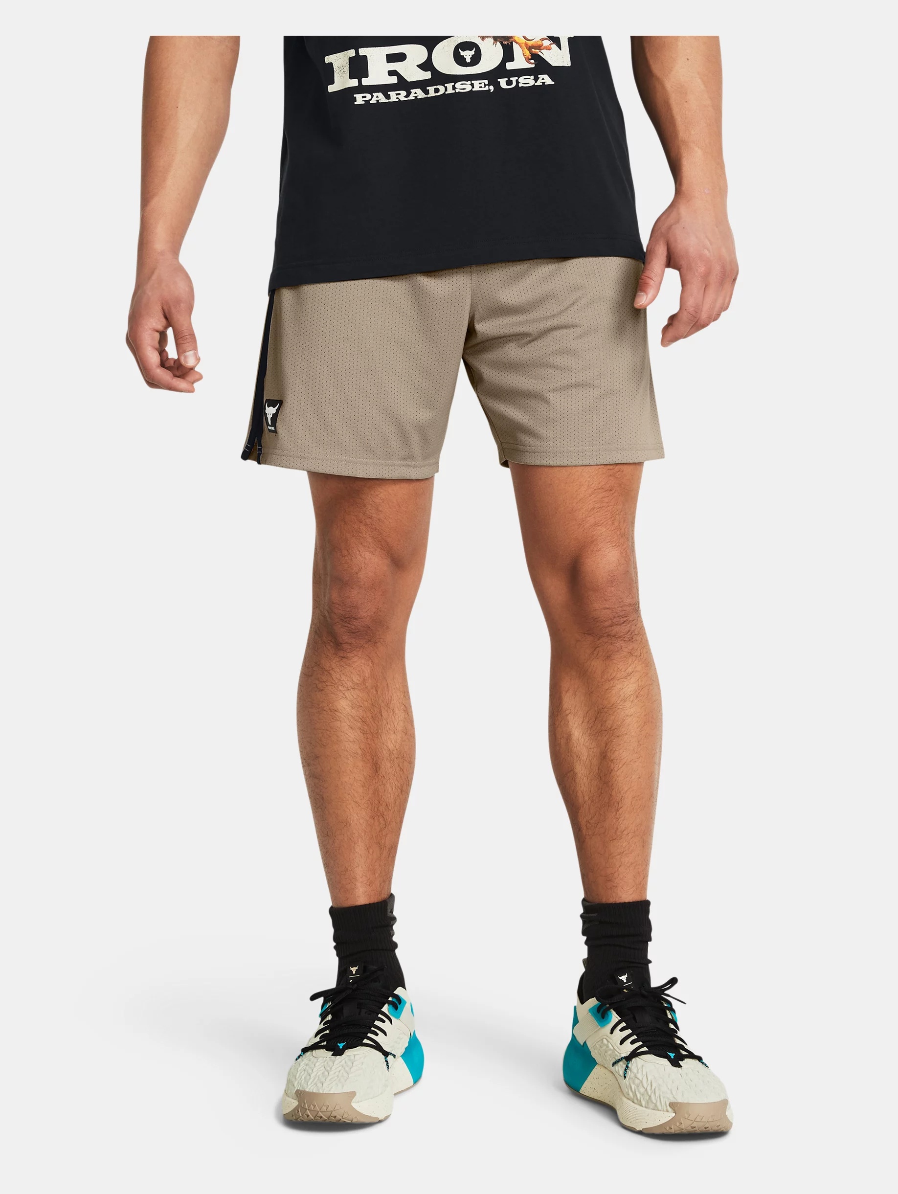 Men's Project Rock Payoff Mesh Shorts - 2