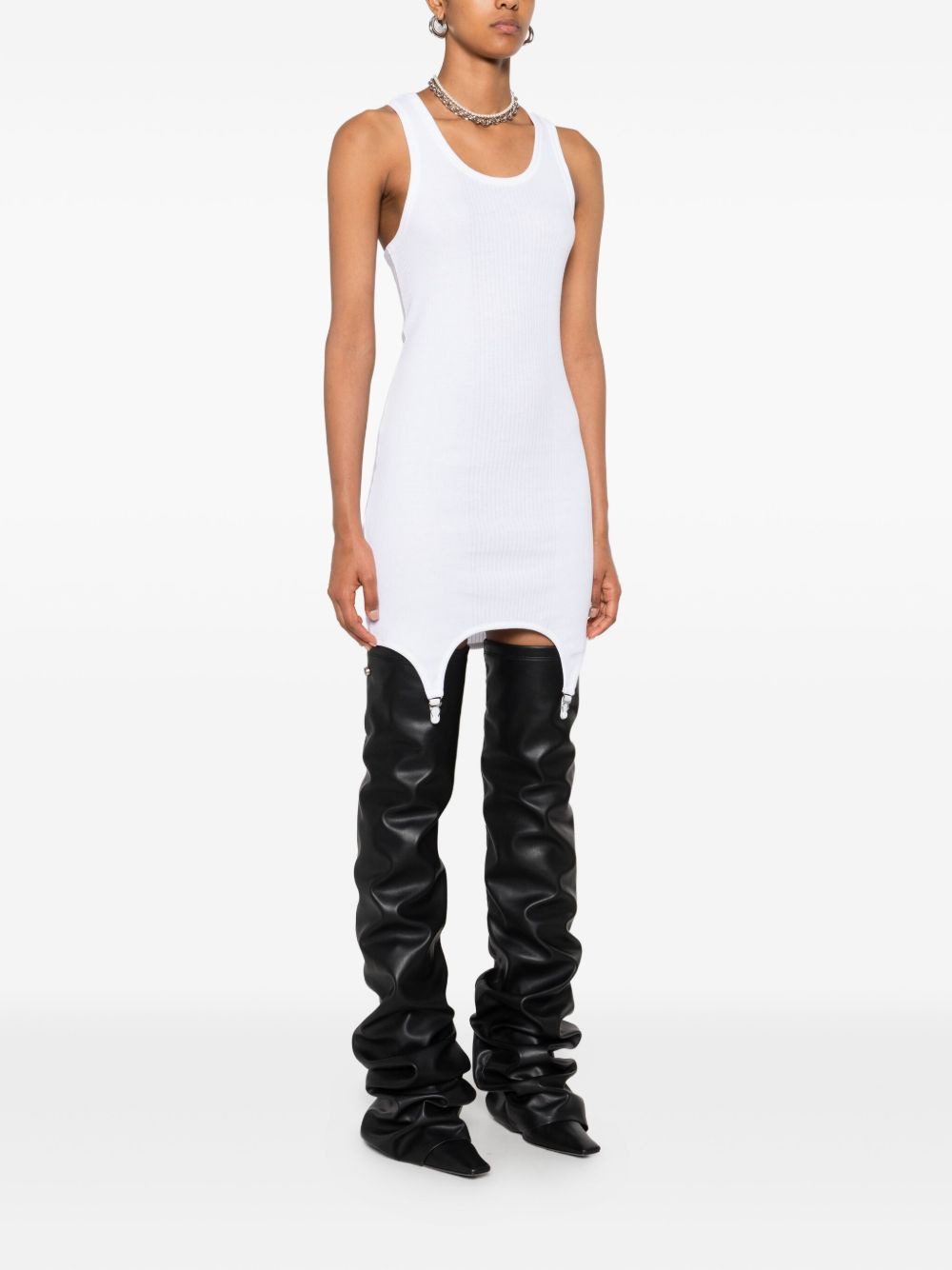ribbed mini dress - 3