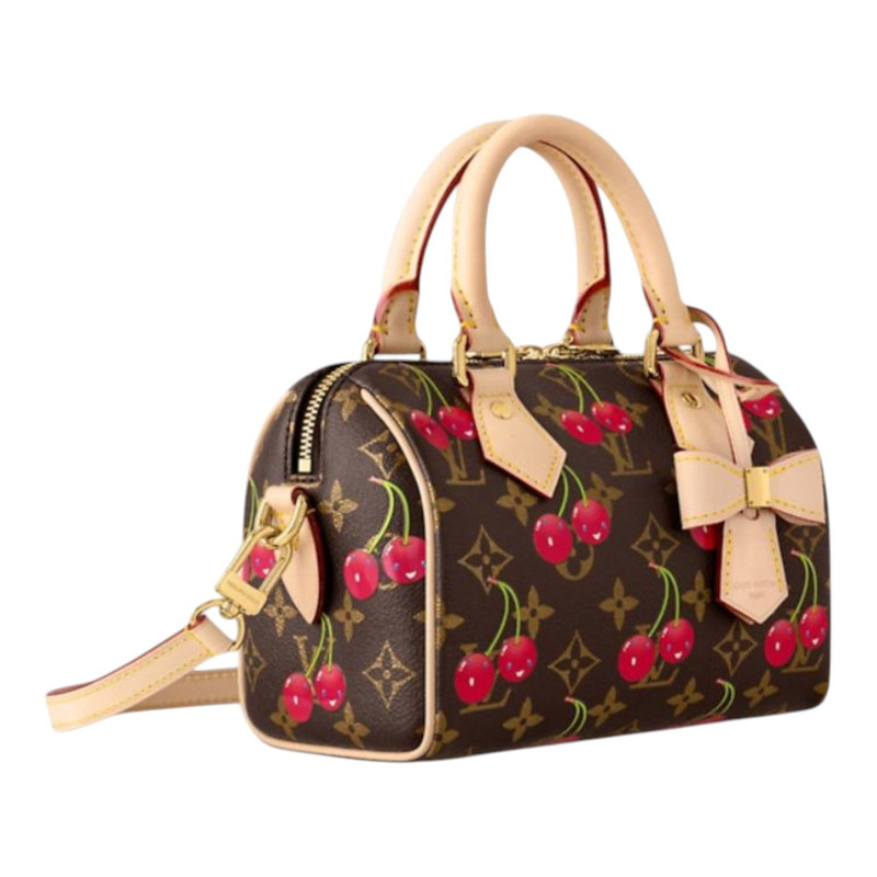 Louis Vuitton (WMNS) LOUIS VUITTON x Takashi Murakami Cherry Speedy Bandouliere 20 'Brown Monogram' M13094 outlook