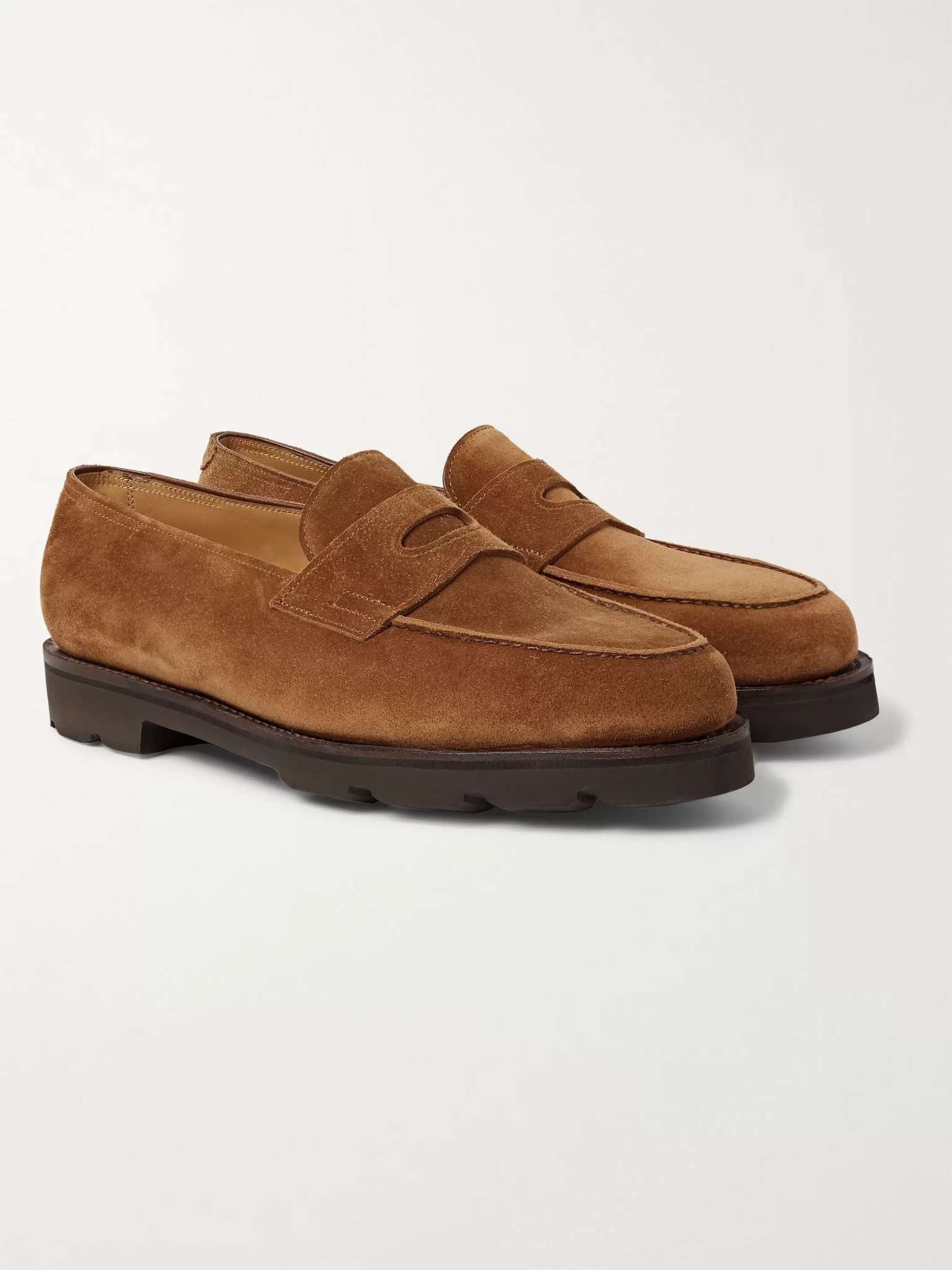 Lopez Suede Penny Loafers - 4